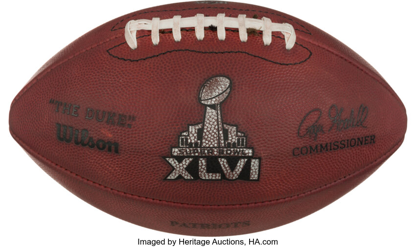 Game-used artifacts from Patriots Super Bowl LI Championship