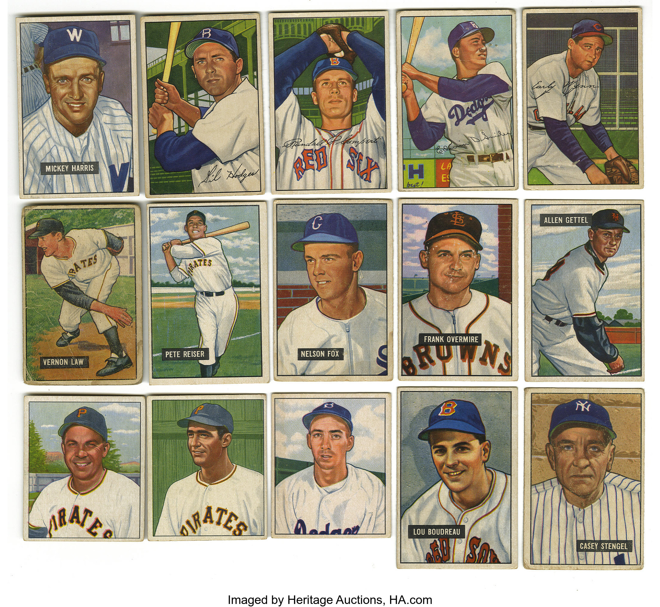 Sampling Baseball Cards Of The Past