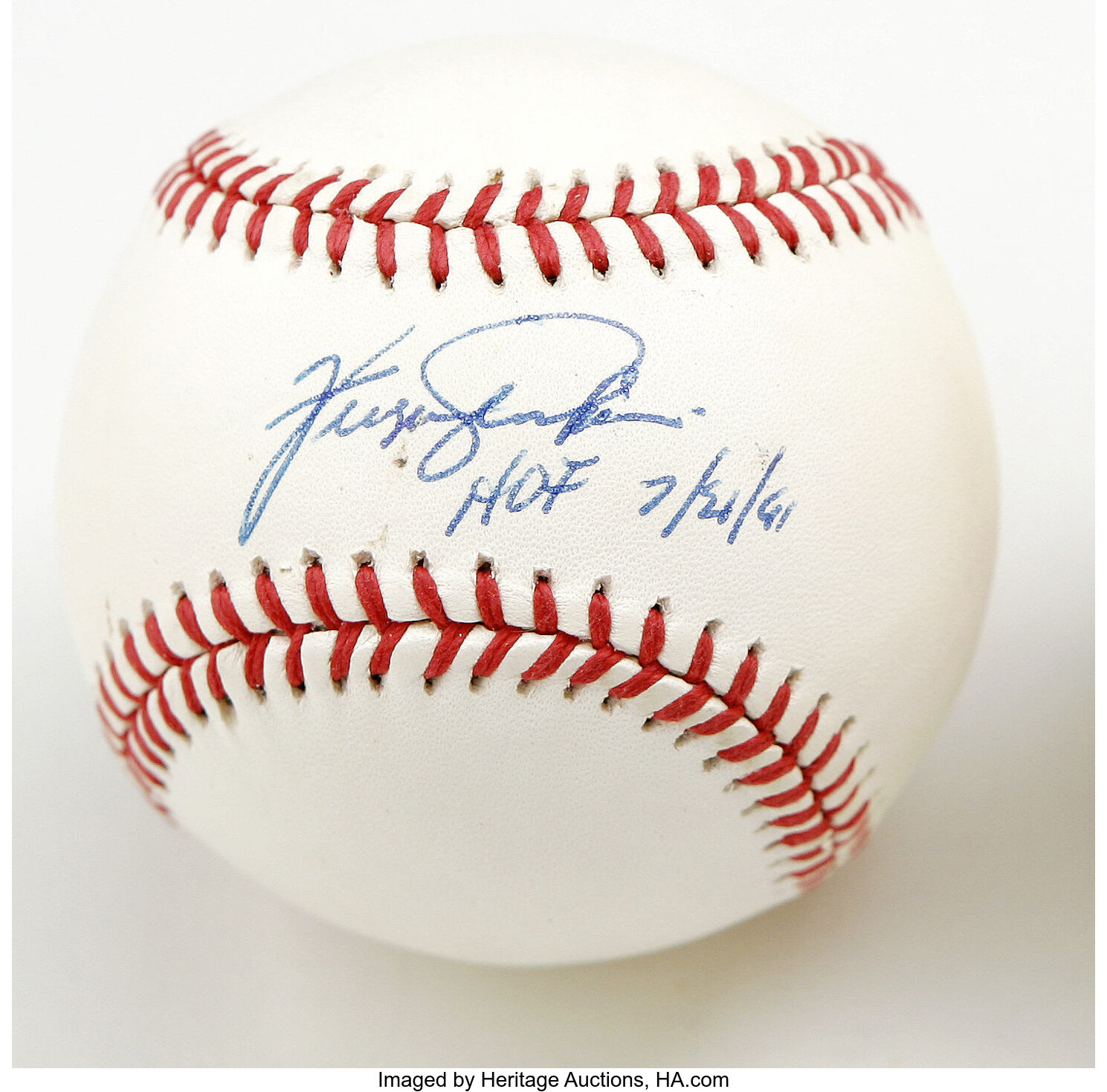 Sold at Auction: Jenkins,Fergie Signed Baseball