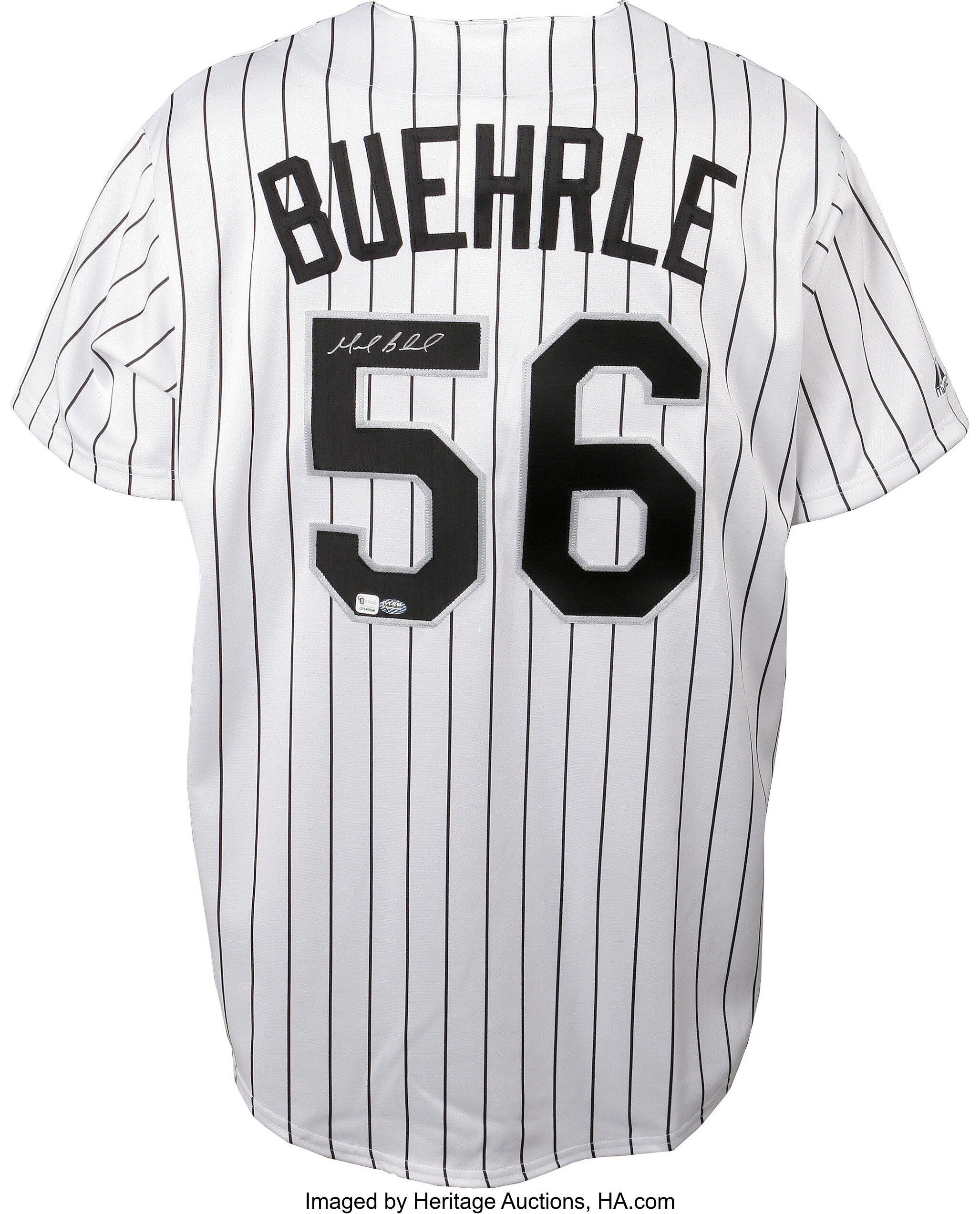 2002 Mark Buehrle Game Used and Signed White Sox Baseball Road Jersey