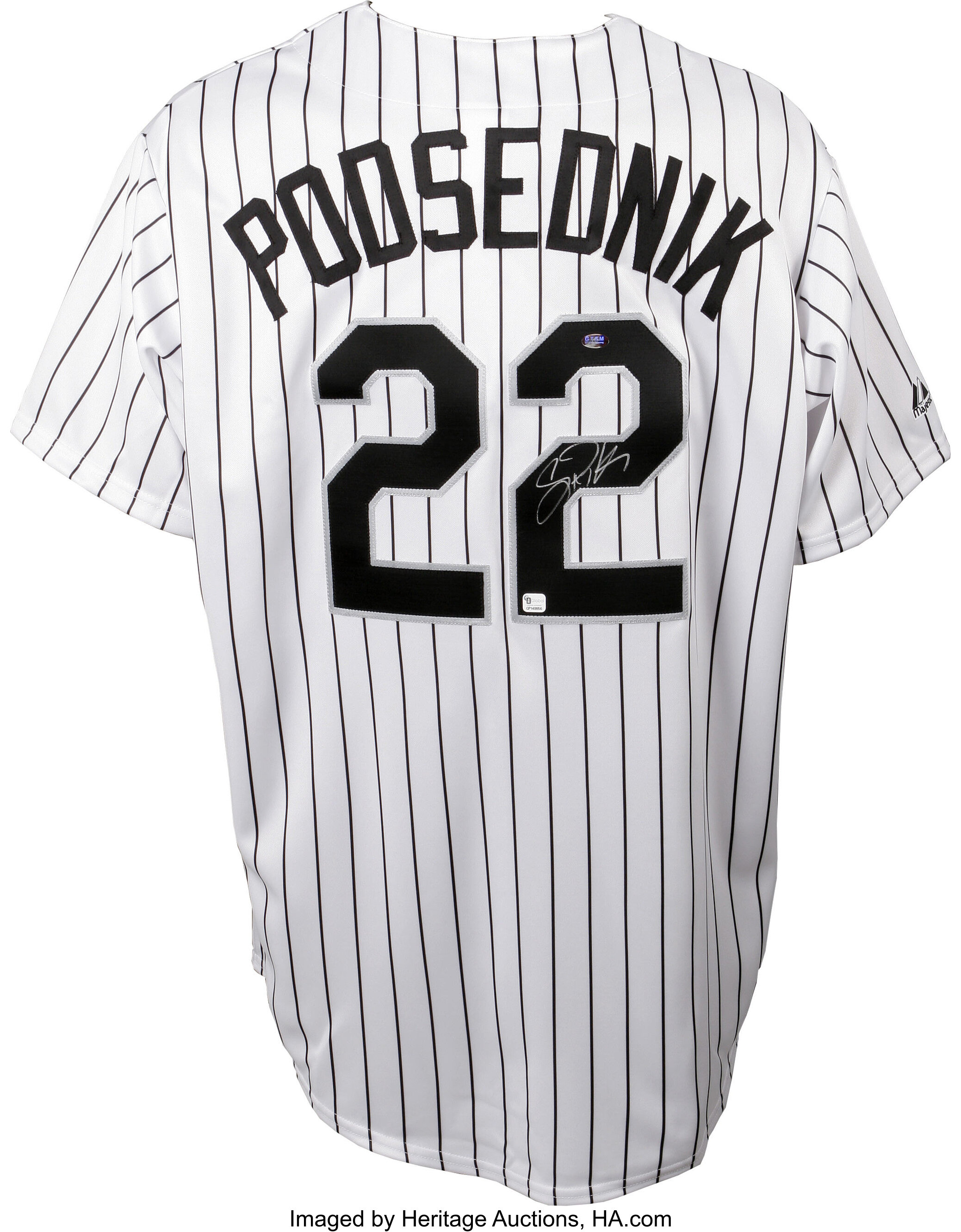 Scott Podsednik Signed Jersey. Another signed jersey from the World, Lot  #12311