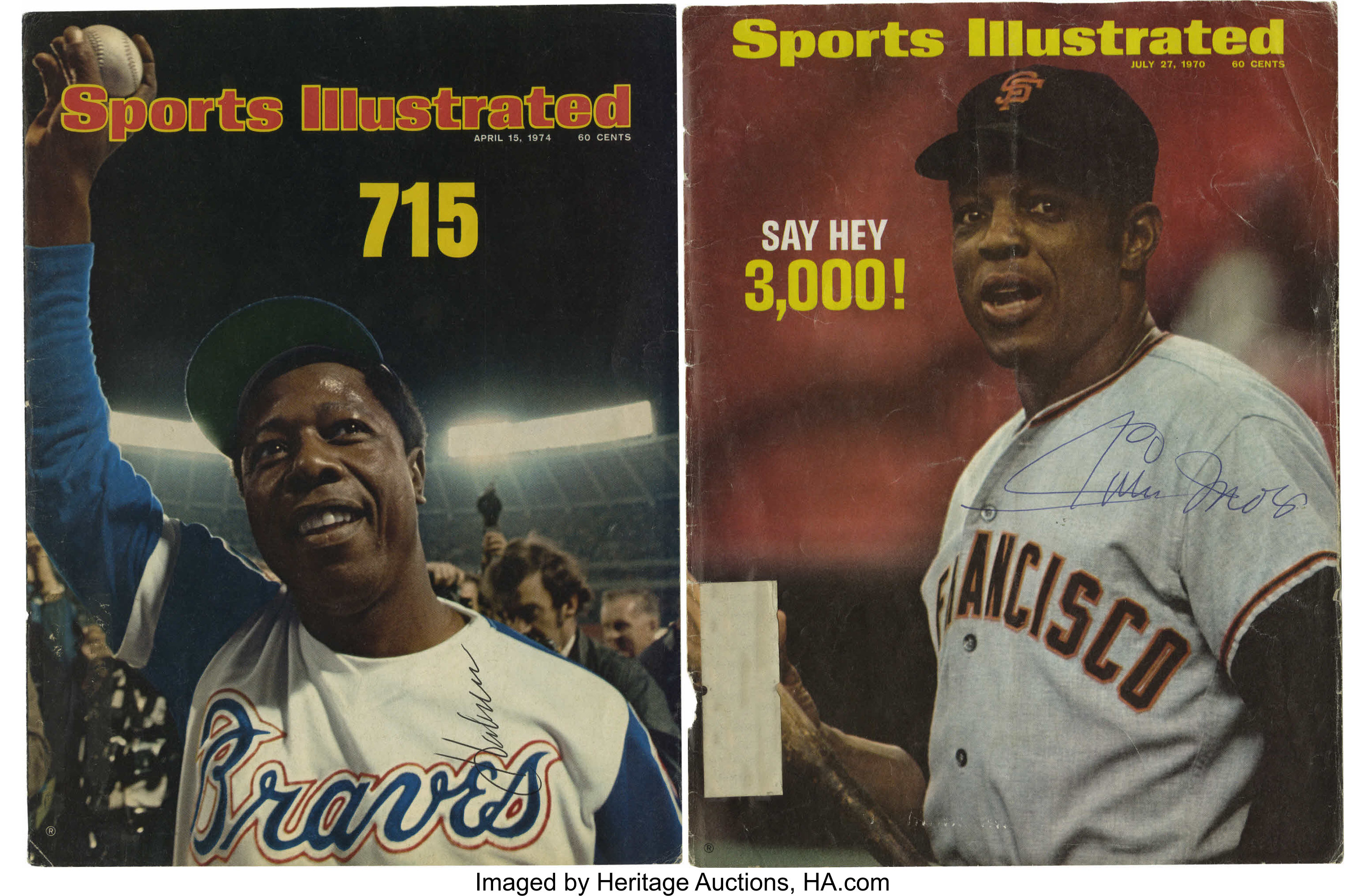 Jul. 27, 1970 - Willie Mays Signed Sports Illustrated Magazine