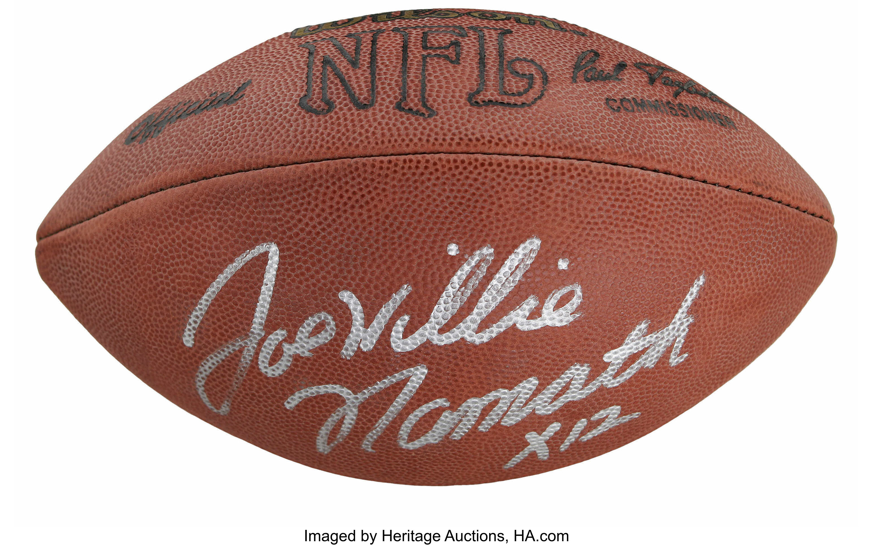 Charitybuzz: Joe Namath Signed Football