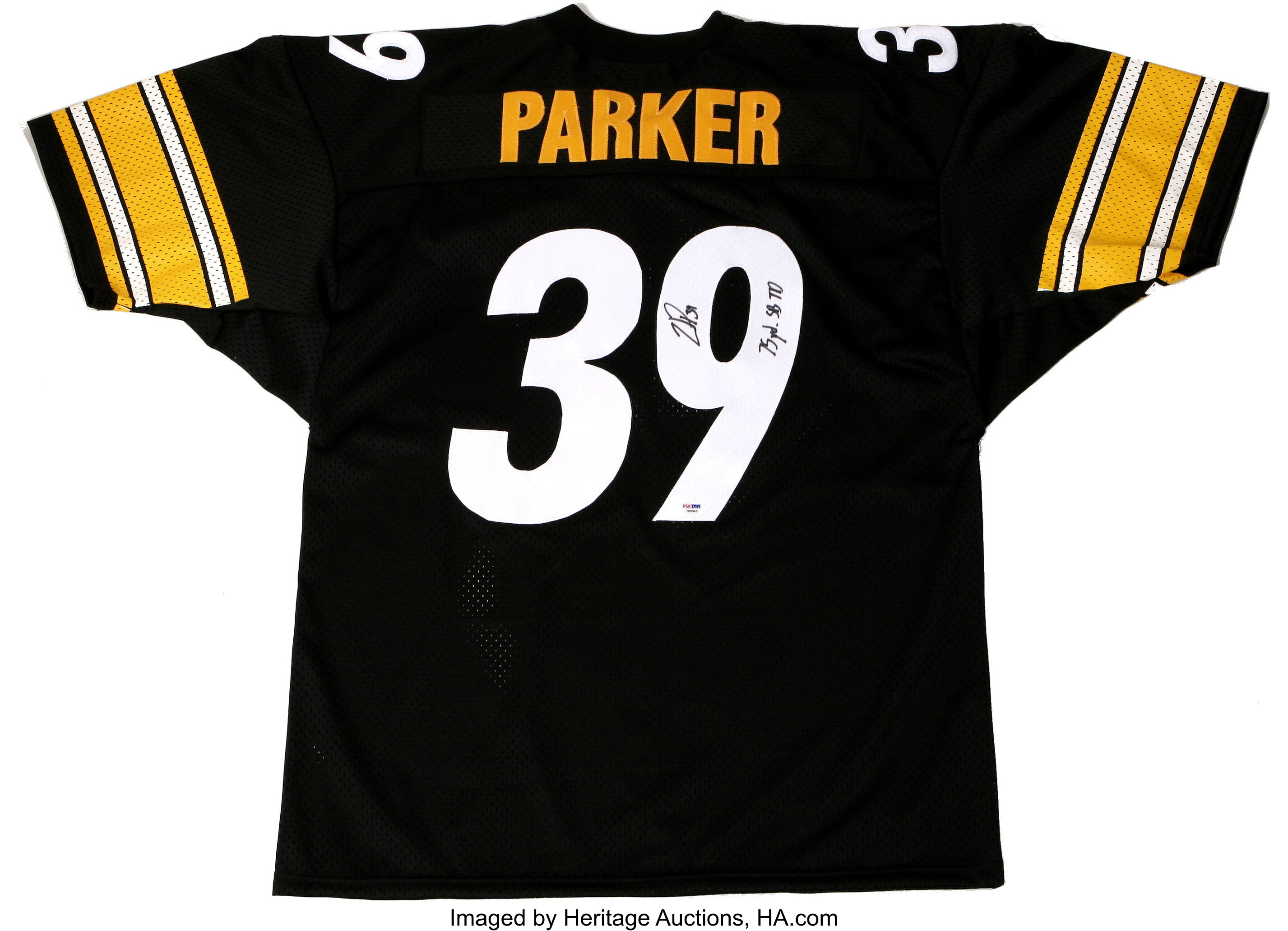 Willie Parker Signed Jersey. The Super Bowl Champion running back