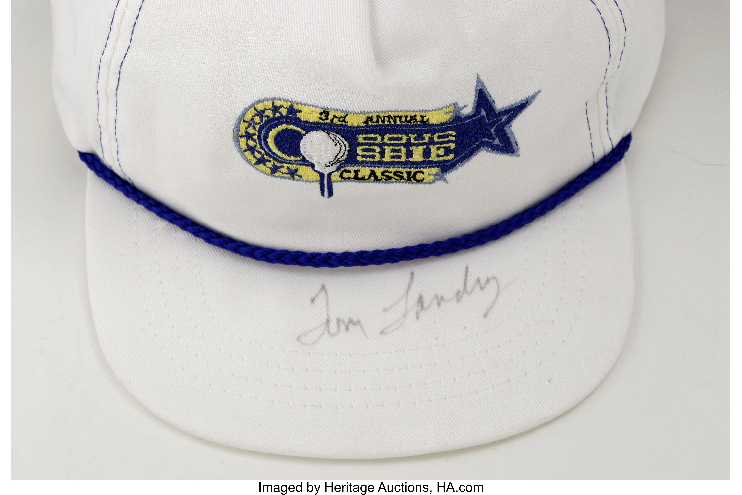 Tom Landry Autographed Hat deals