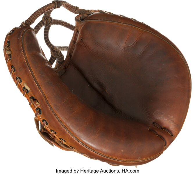 Sell or Auction Your Original 1950 New York Giants Worn Baseball Glove