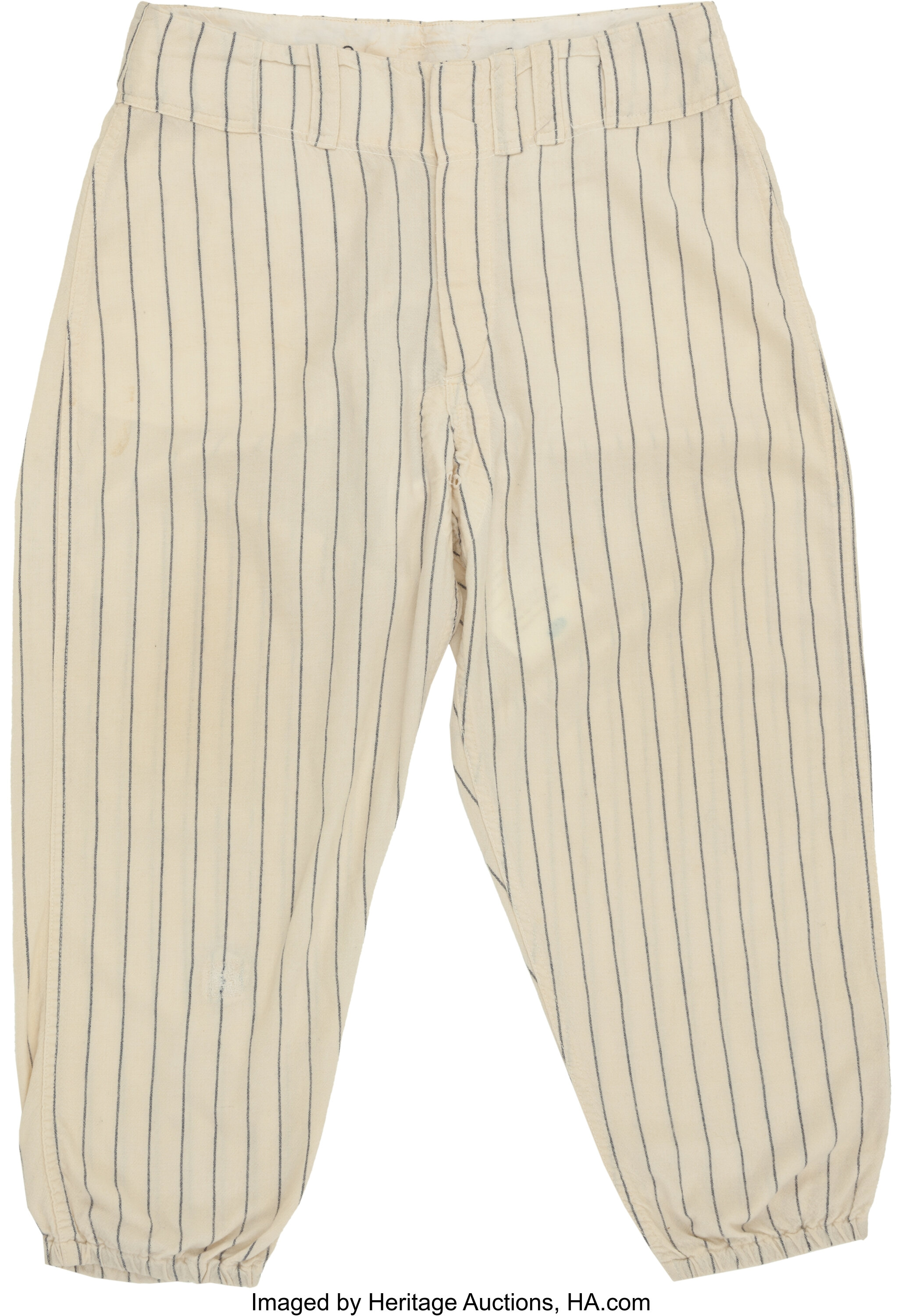 Yankees Game Used Home Pinstripe Pants Memorabilia