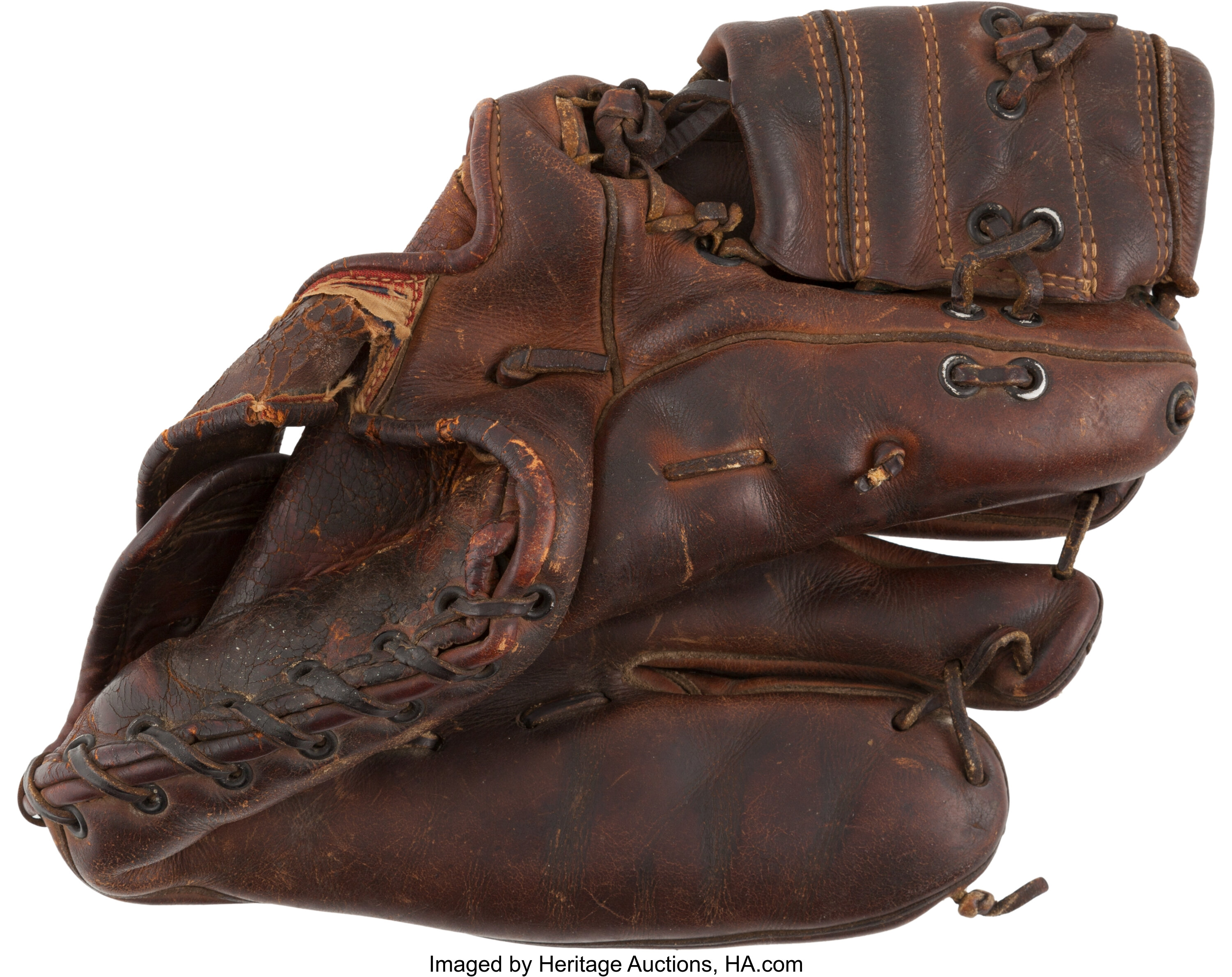 Ted Williams Signed 1950's Game Model Baseball Glove JSA COA — Showpieces  Sports