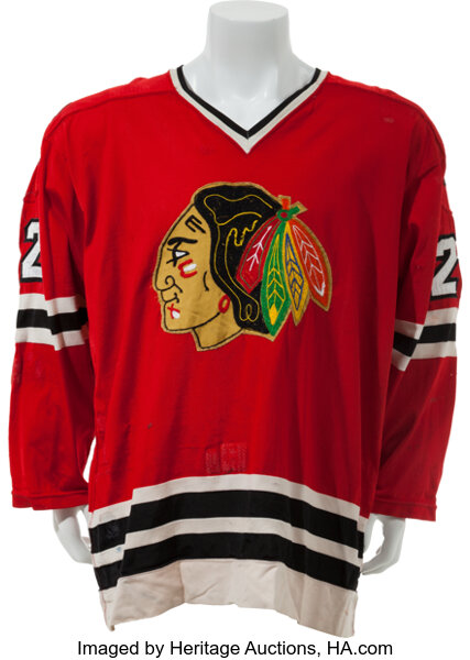 Late 1960's Game Worn Chicago Black Hawks Jersey