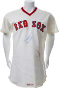 Lot Detail - 1976 Fergie Jenkins Game Used and Signed Boston Red Sox Home  Jersey (MEARS A-10)