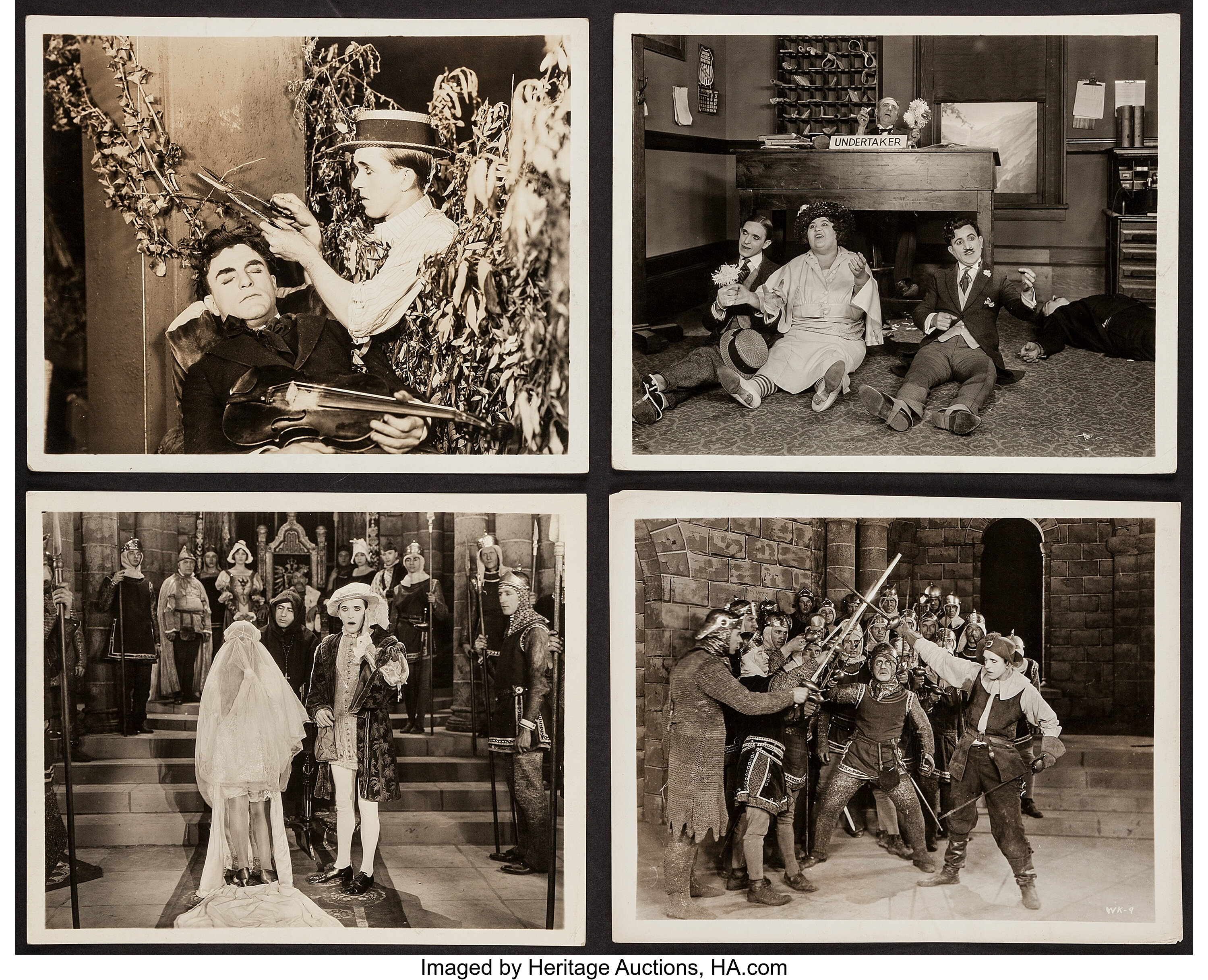 Stan Laurel Photo Lot (metro Pictures, 1922-1923). Photos (4) (8