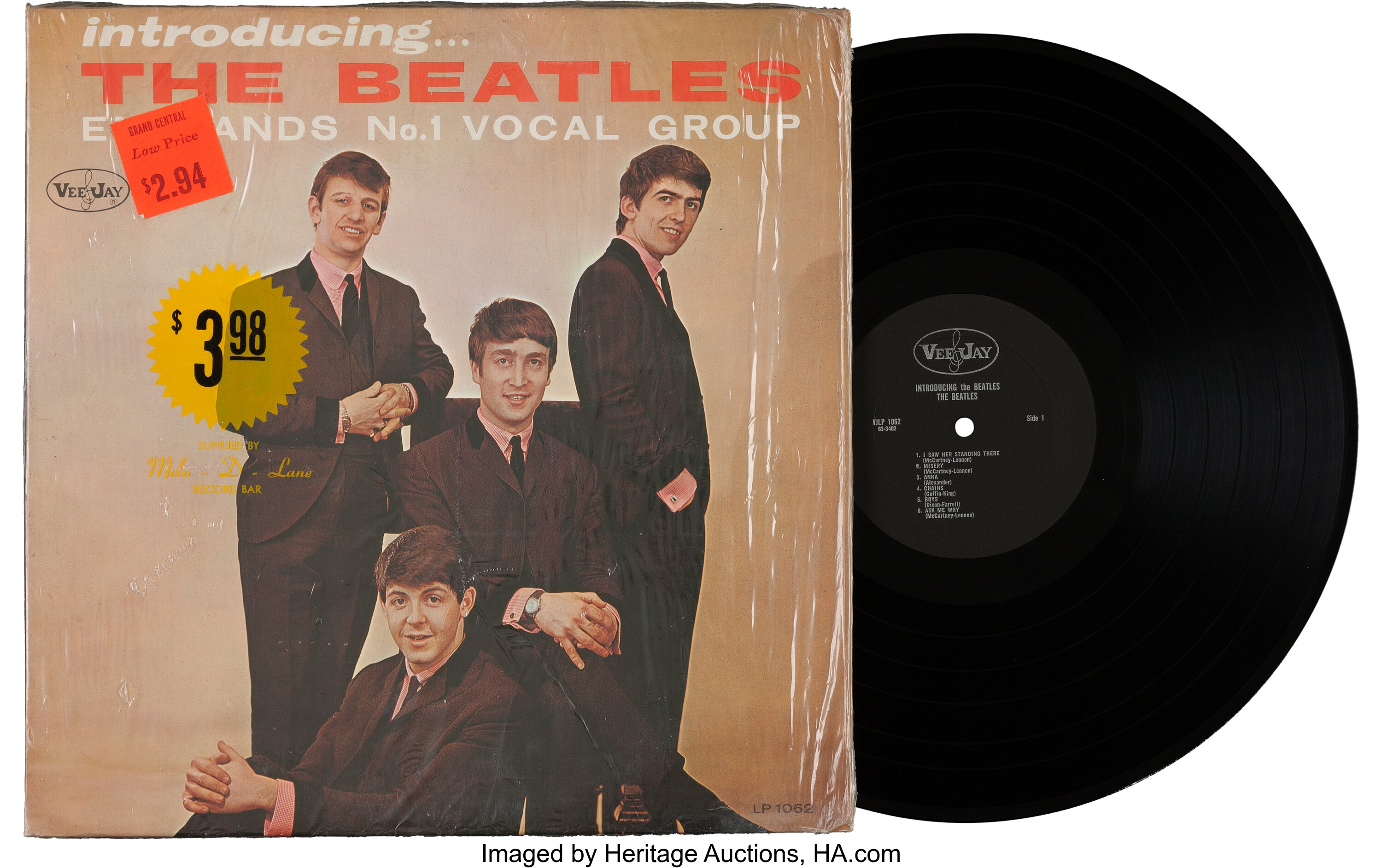 Introducing The Beatles Mono LP (Vee-Jay 1062, 1964