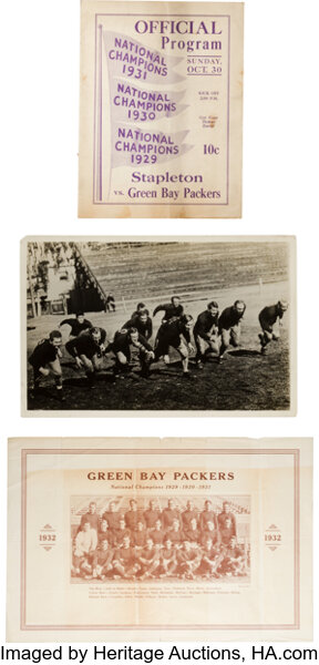 Greenbay Packers Memorabilia, Greenbay Packers Collectibles