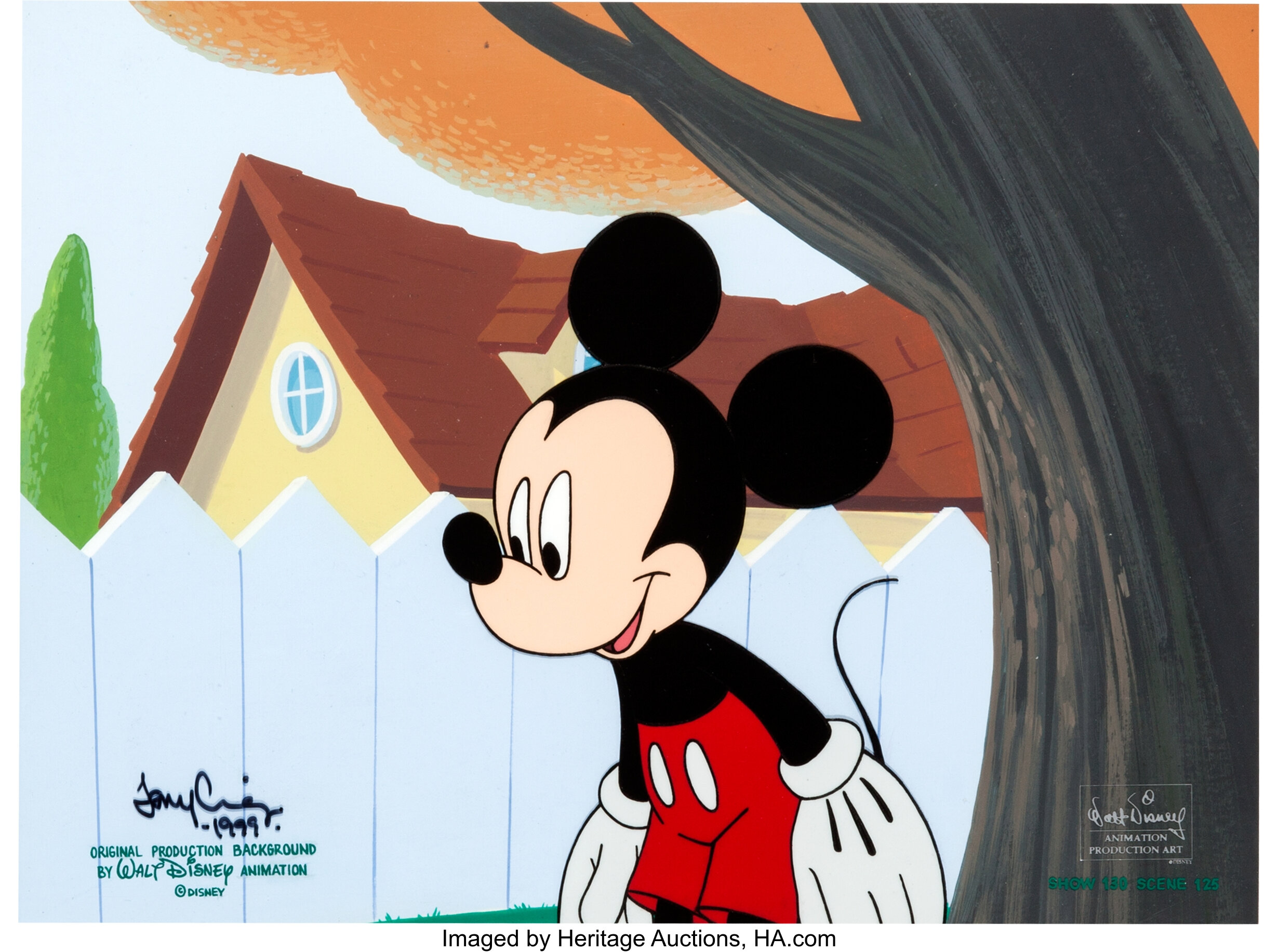 Animation Collection: Original Production Animation Cel of Mickey