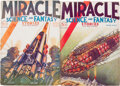 Miracle Science and Fantasy Stories #1 and 2 Group (Good Story Magazine Company, 1931) Condition: Average VG+.