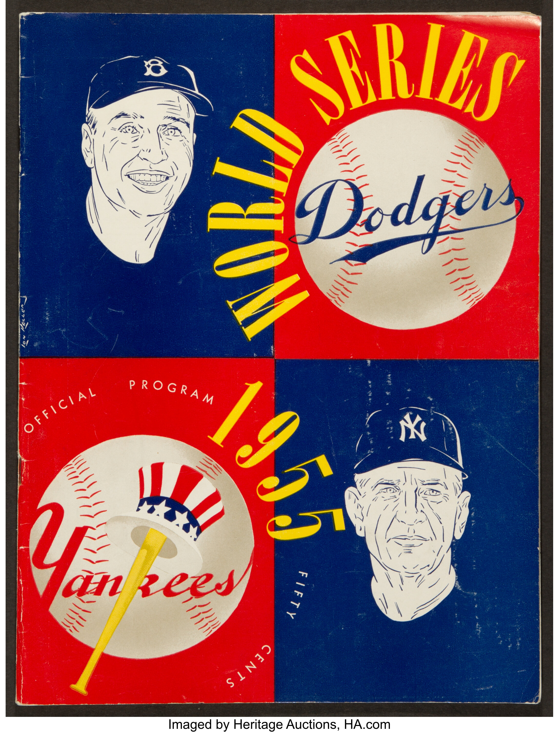 Brooklyn Dodgers vs. New York Yankees 1955 World Series