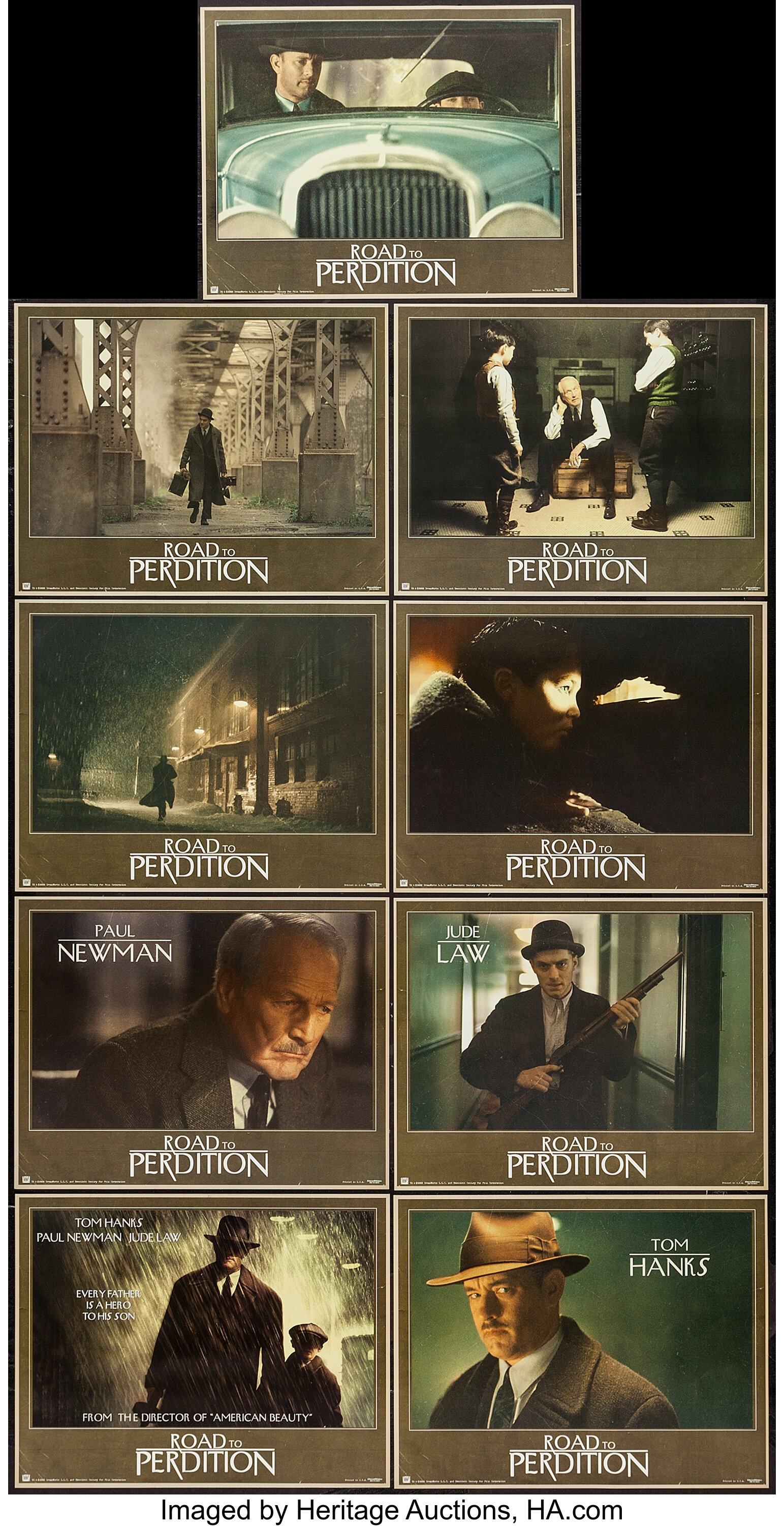 Road To Perdition Dreamworks Skg 02 Title Card And Lobby Lot Heritage Auctions