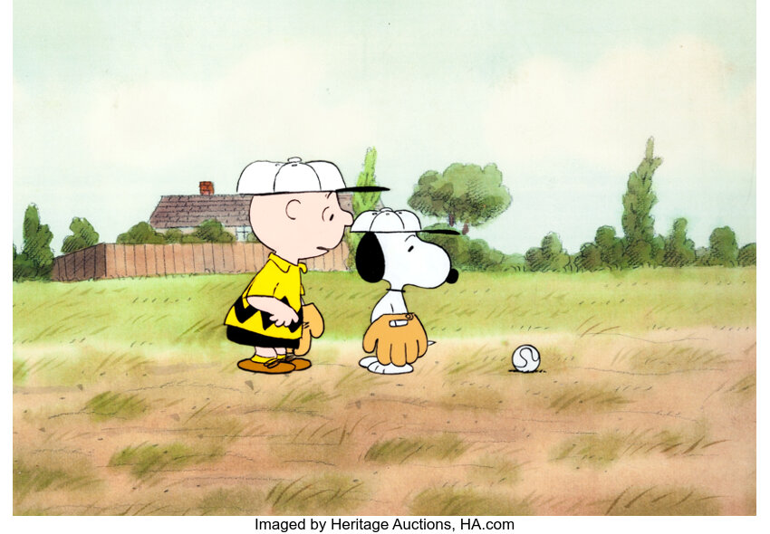 Pittsburgh Steelers Snoopy And Charlie Brown 3D Printing Baseball