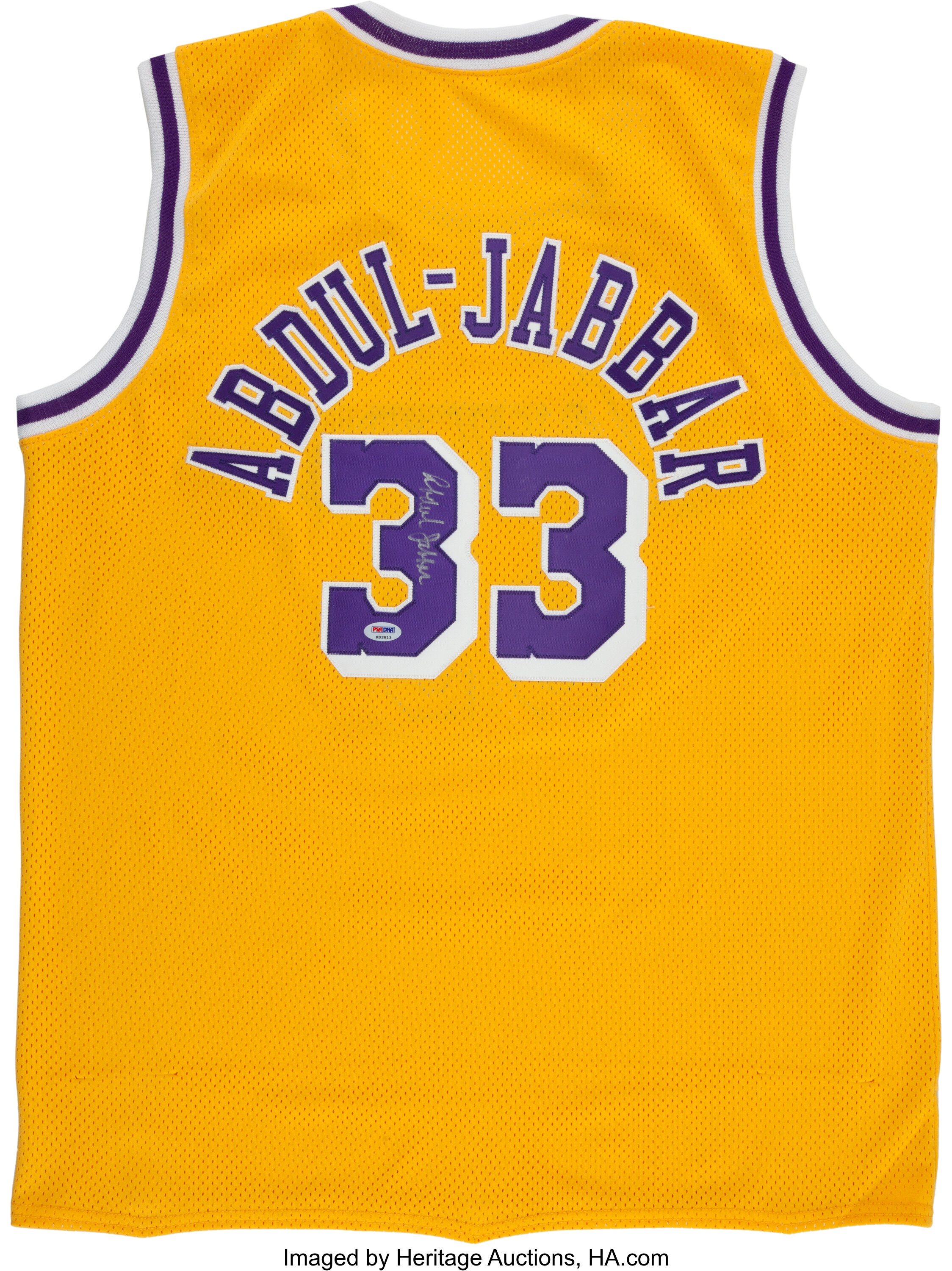 Los Angeles Lakers Kareem Abdul-Jabbar Signed Jerseys, Collectible Kareem  Abdul-Jabbar Signed Jerseys