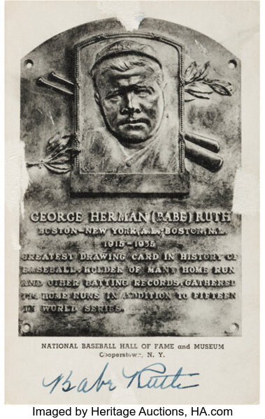 Babe Ruth, Hall of Famers