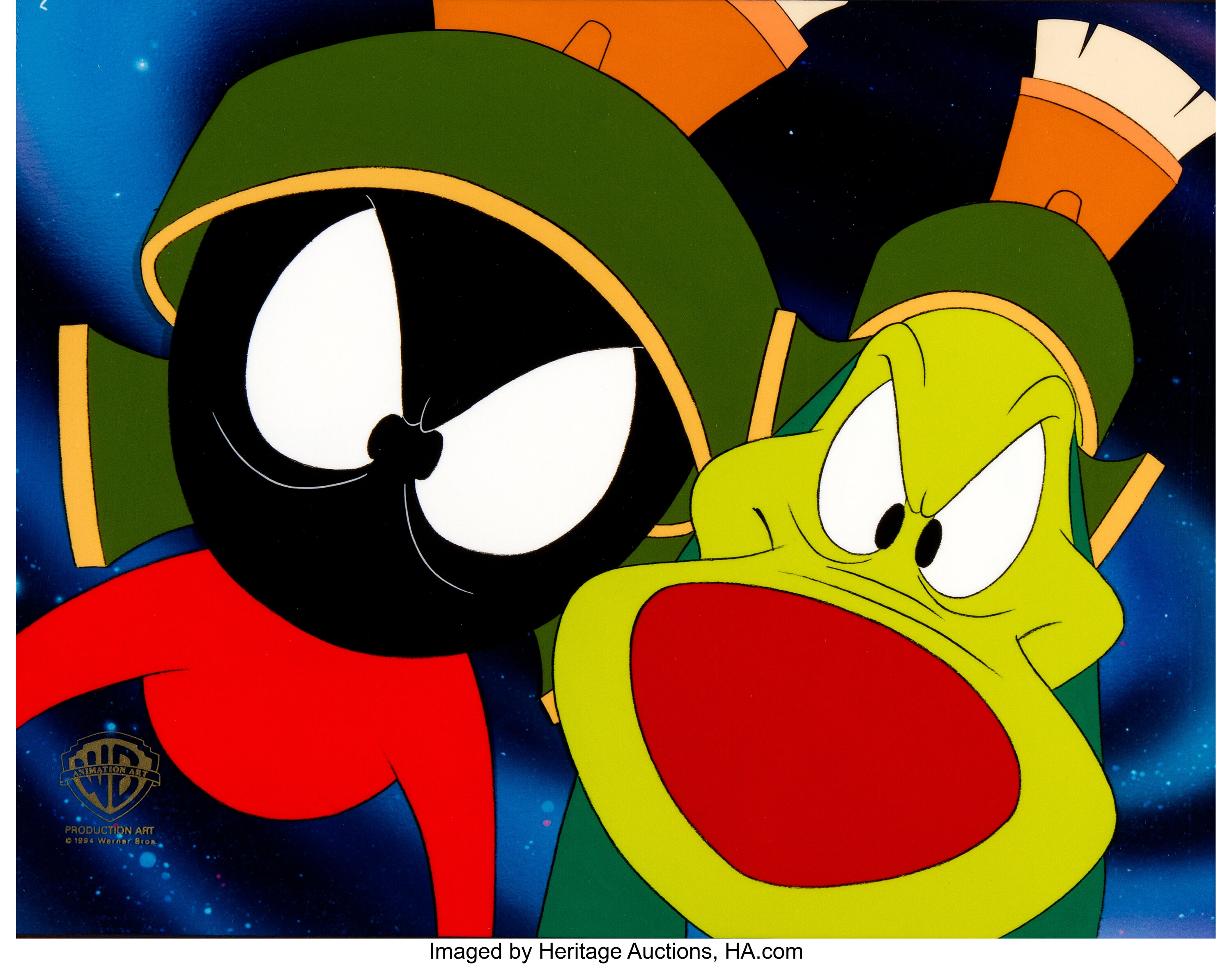 Bugs Bunny S Lunar Tunes Marvin Martian And K 9 Production Cel