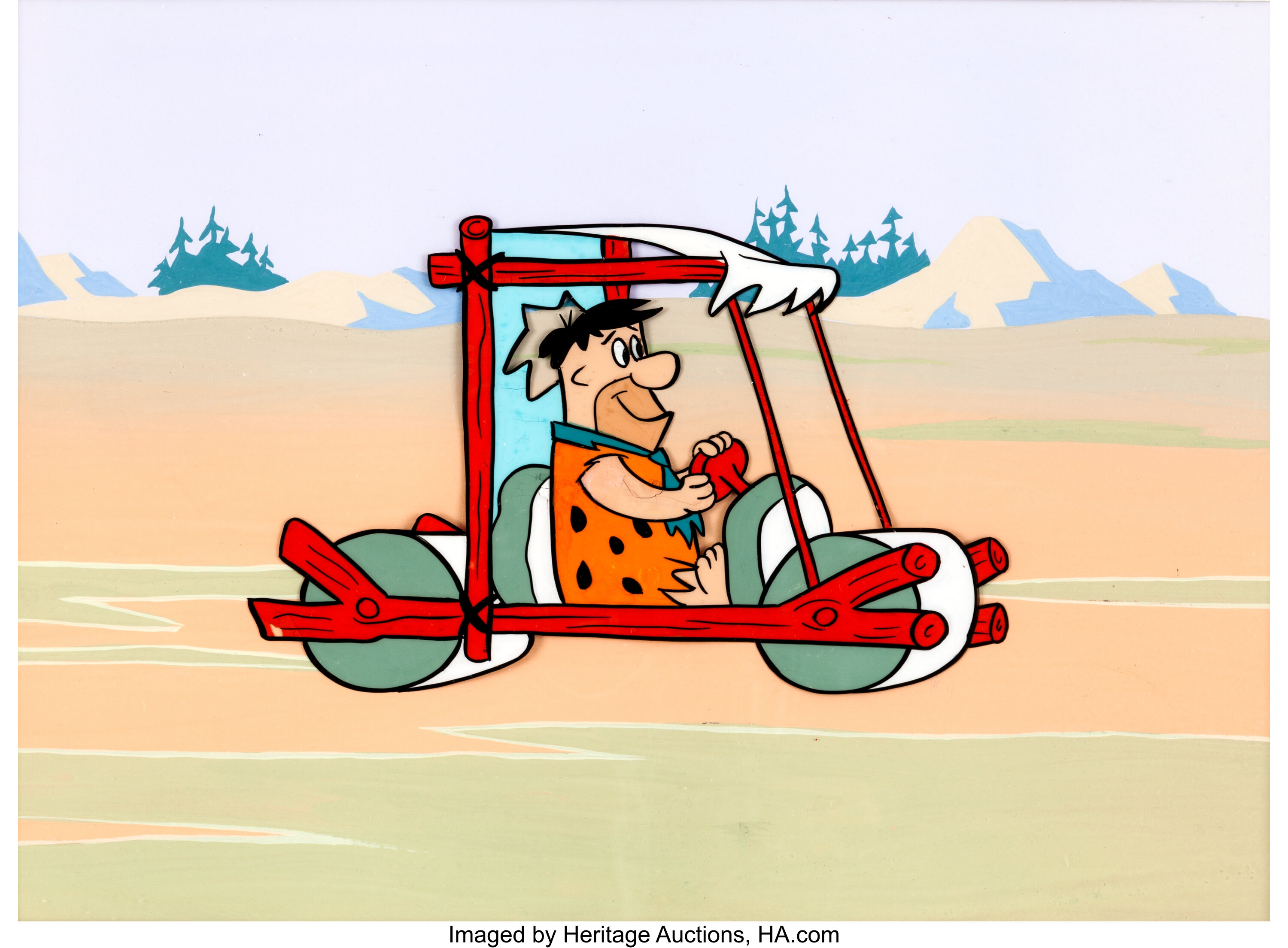 fred flintstone car brakes