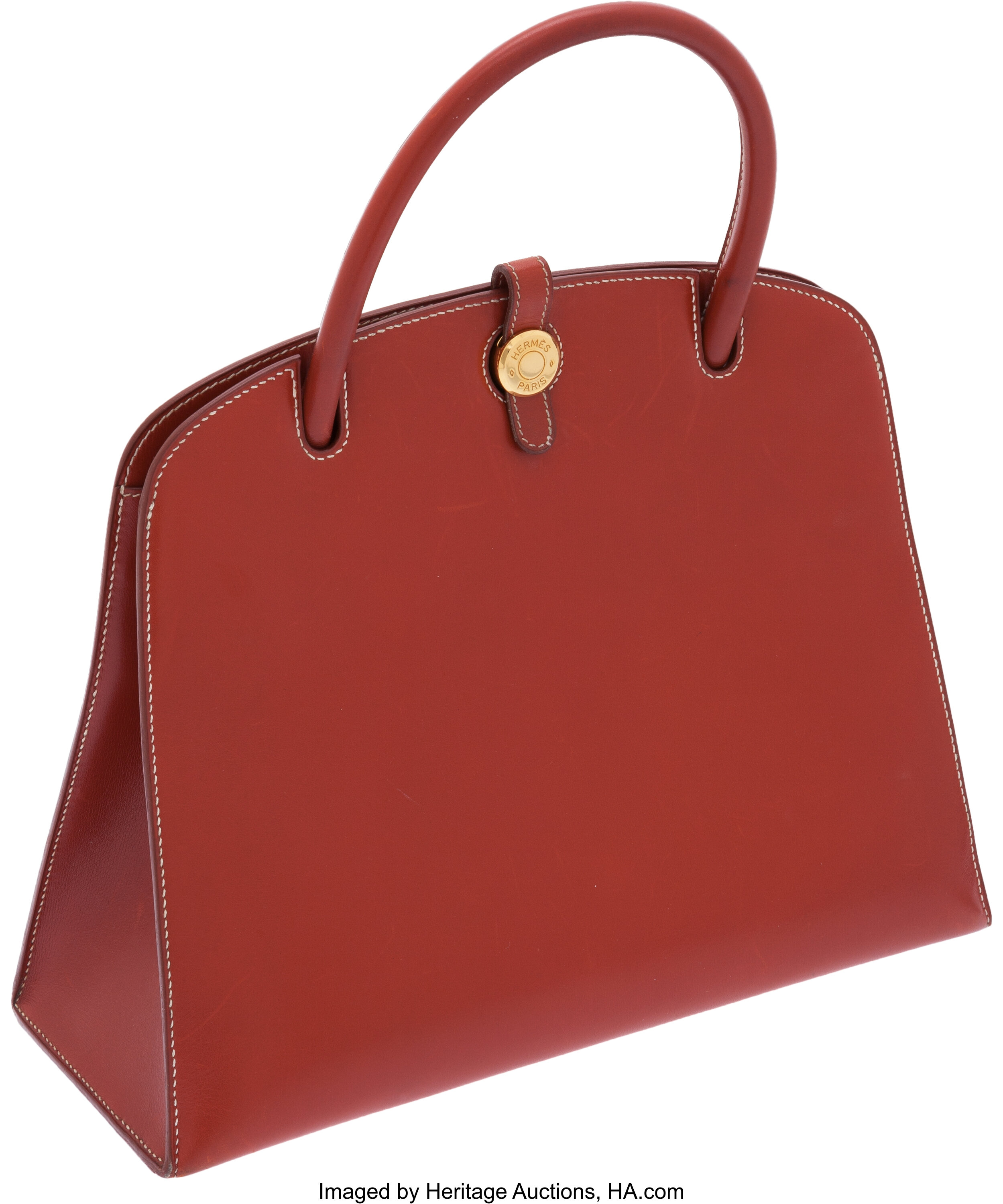 Hermes Kelly Bag 28cm Cuivre Togo Retourne Palladium Hardware