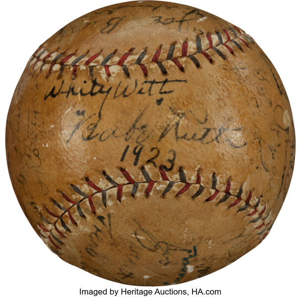 Antiques Roadshow  Appraisal: 1927 Yankees Team-signed Baseball