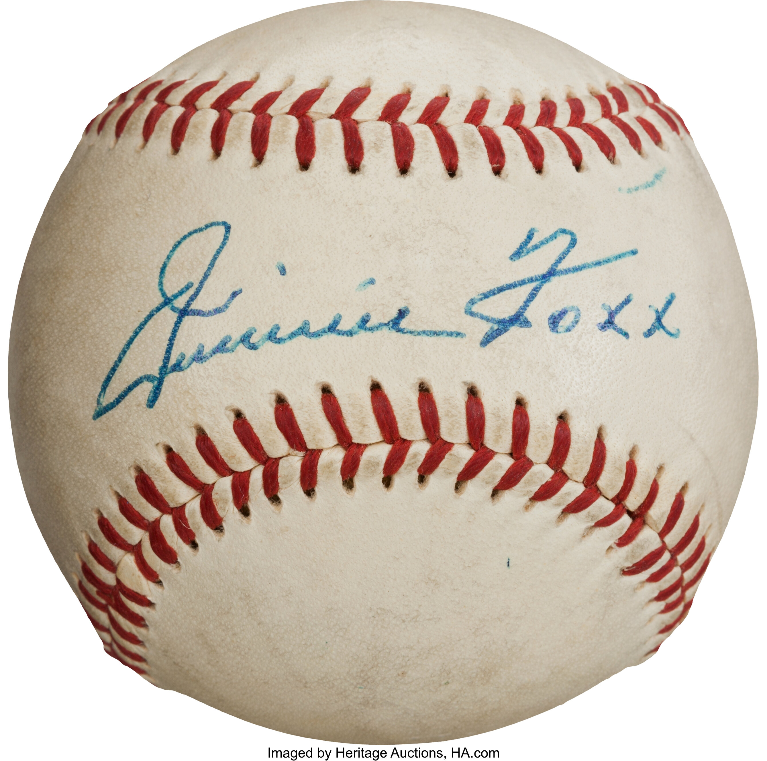 Lot Detail - Jimmie Foxx Single-Signed Baseball