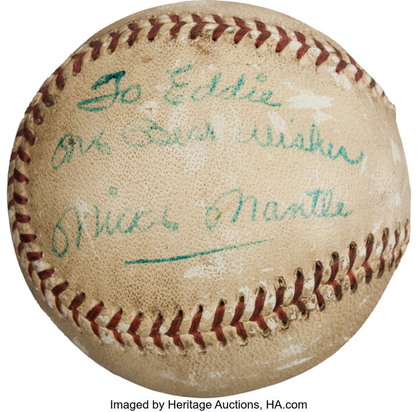 Lot Detail - 1964-65 Mickey Mantle Game Used New York Yankees Home Jersey  Photo Matched To 1st Bat Day at Yankee Stadium (Sports Investors  Authentication)