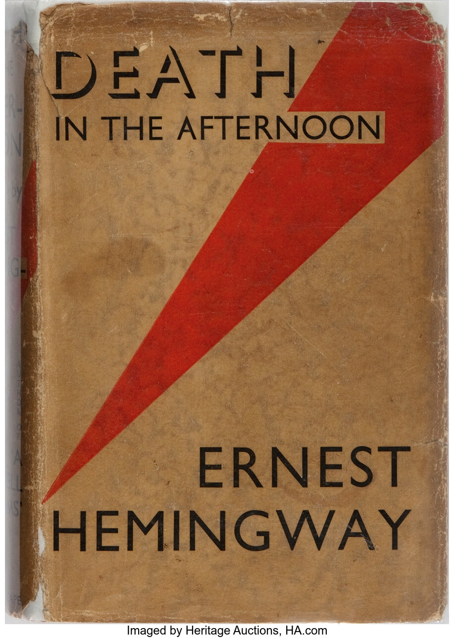 Ernest Hemingway Death In The Afternoon Jonathan Cape 1932 Lot 93071 Heritage Auctions