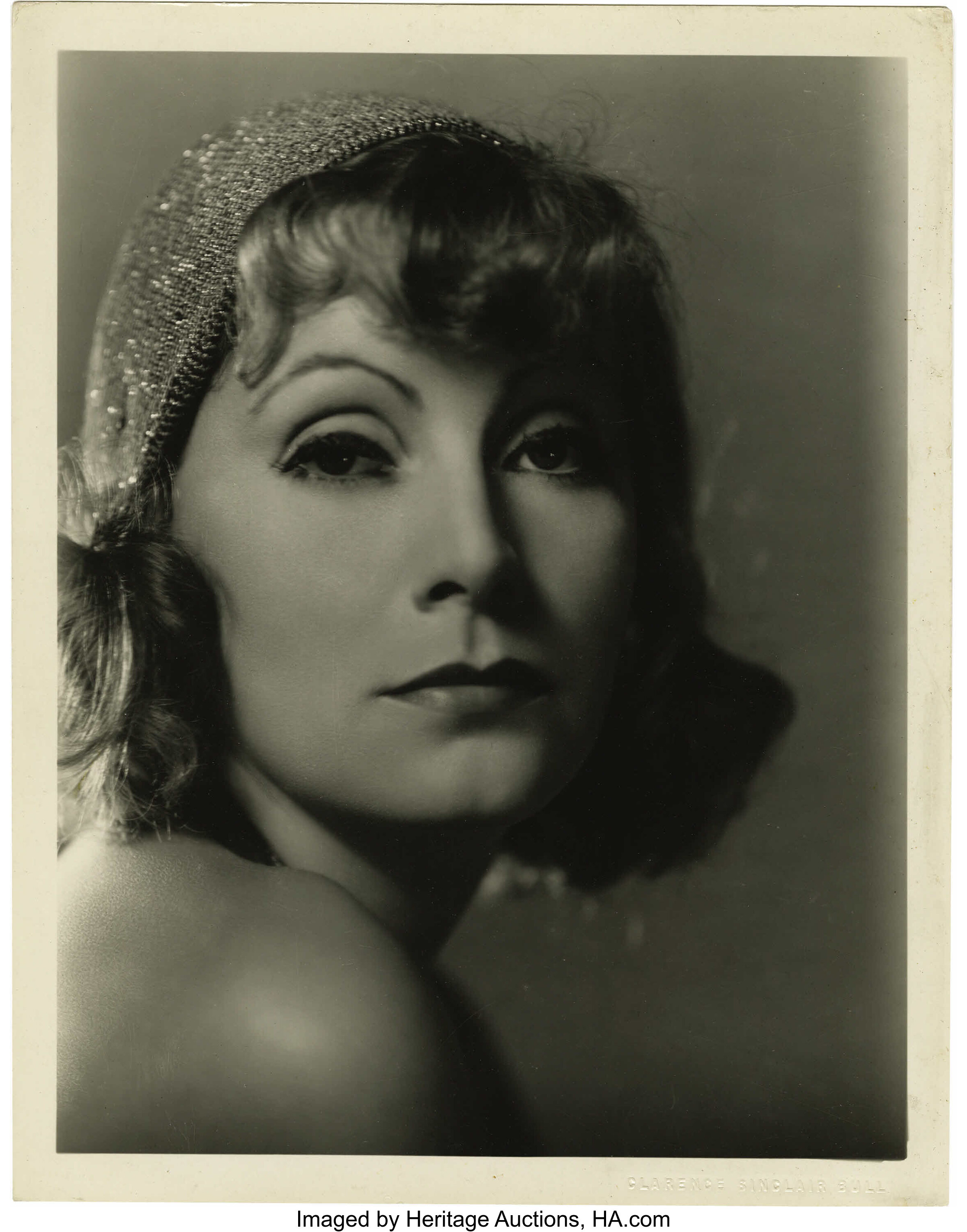 Greta Garbo Vintage Photo by Clarence Sinclair Bull. A sultry, | Lot ...