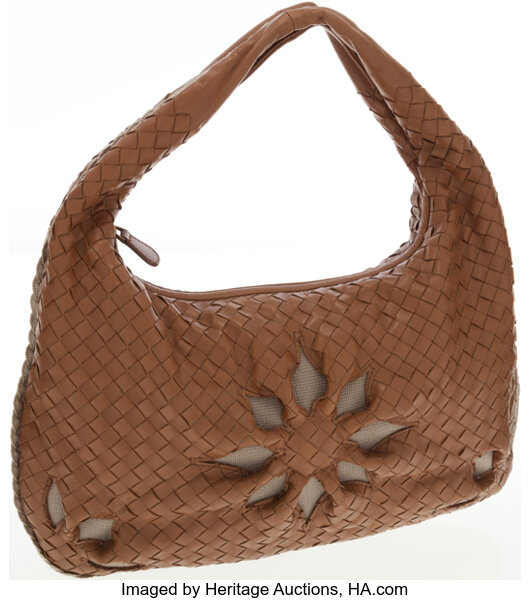 Sell Bottega Veneta Vintage Intrecciato Hobo Bag - Dark Brown