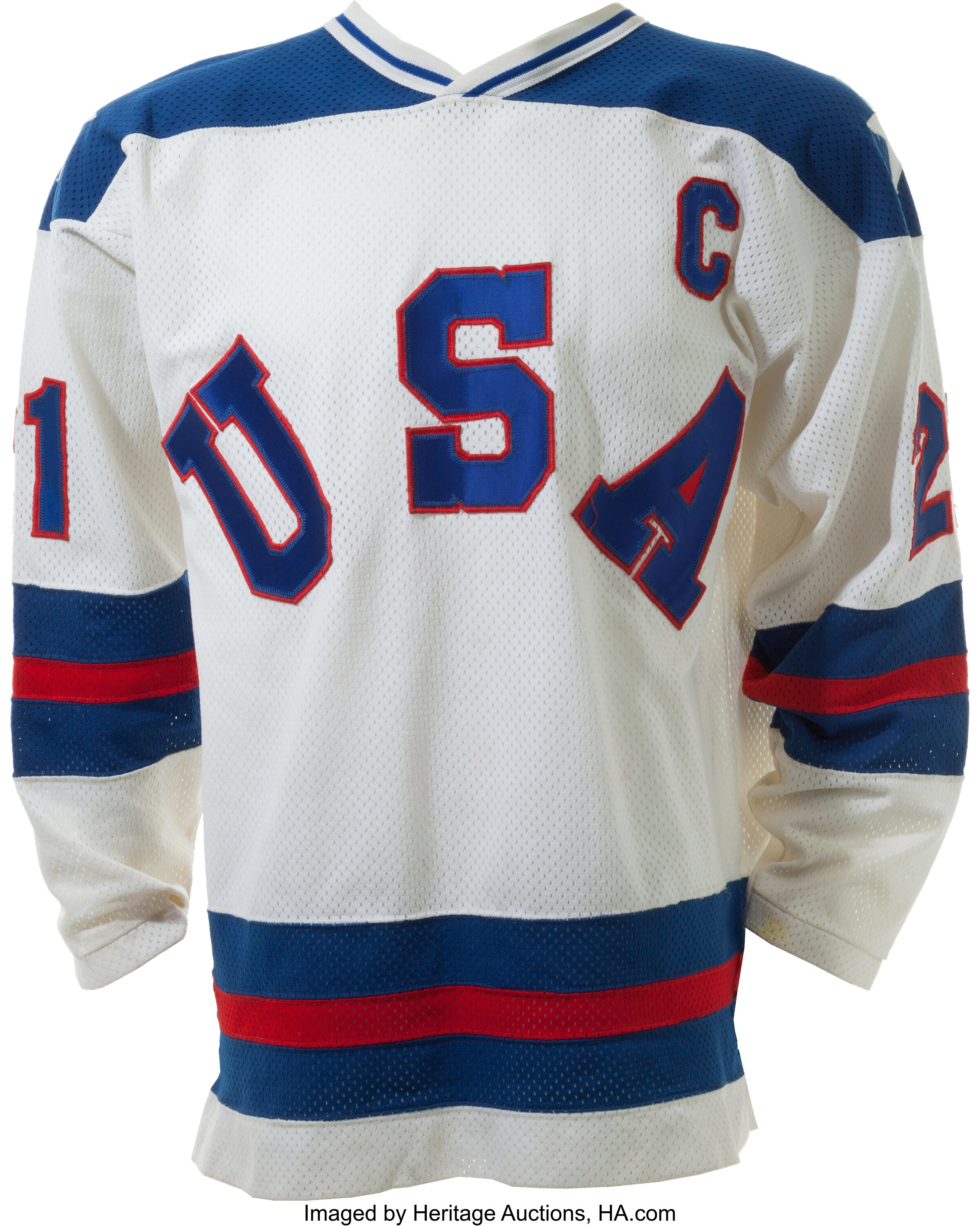 1980 Team USA Miracle On Ice Autographed Jersey Signed by 17 - NHL Auctions