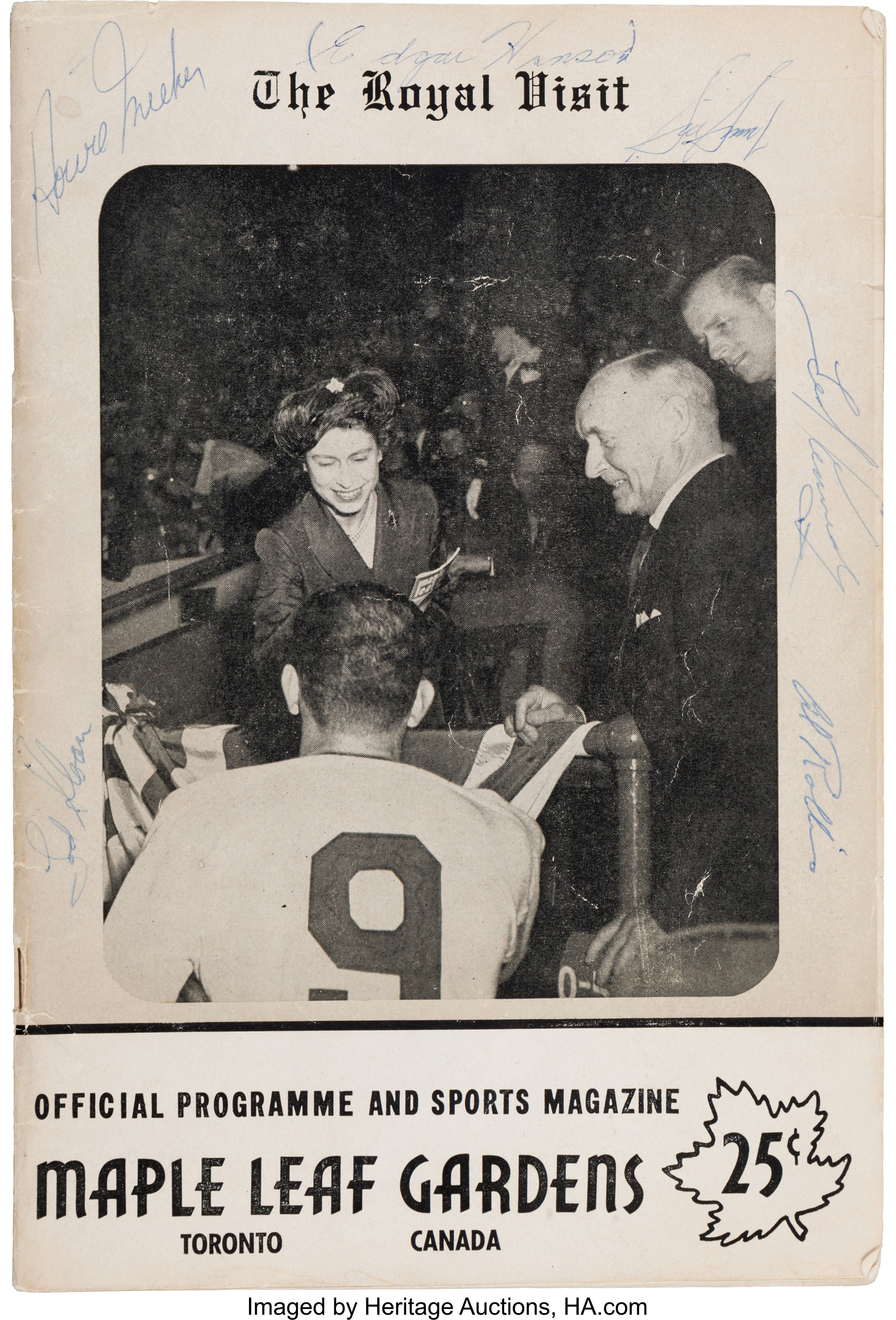 1951 Toronto Maple Leafs Baseball International League Signed