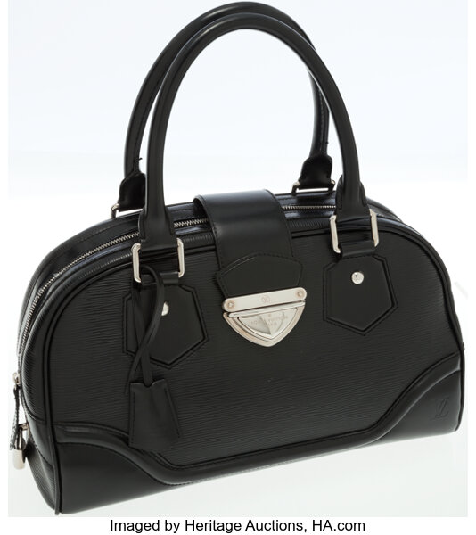 Louis Vuitton Black Epi Leather Montaigne GM