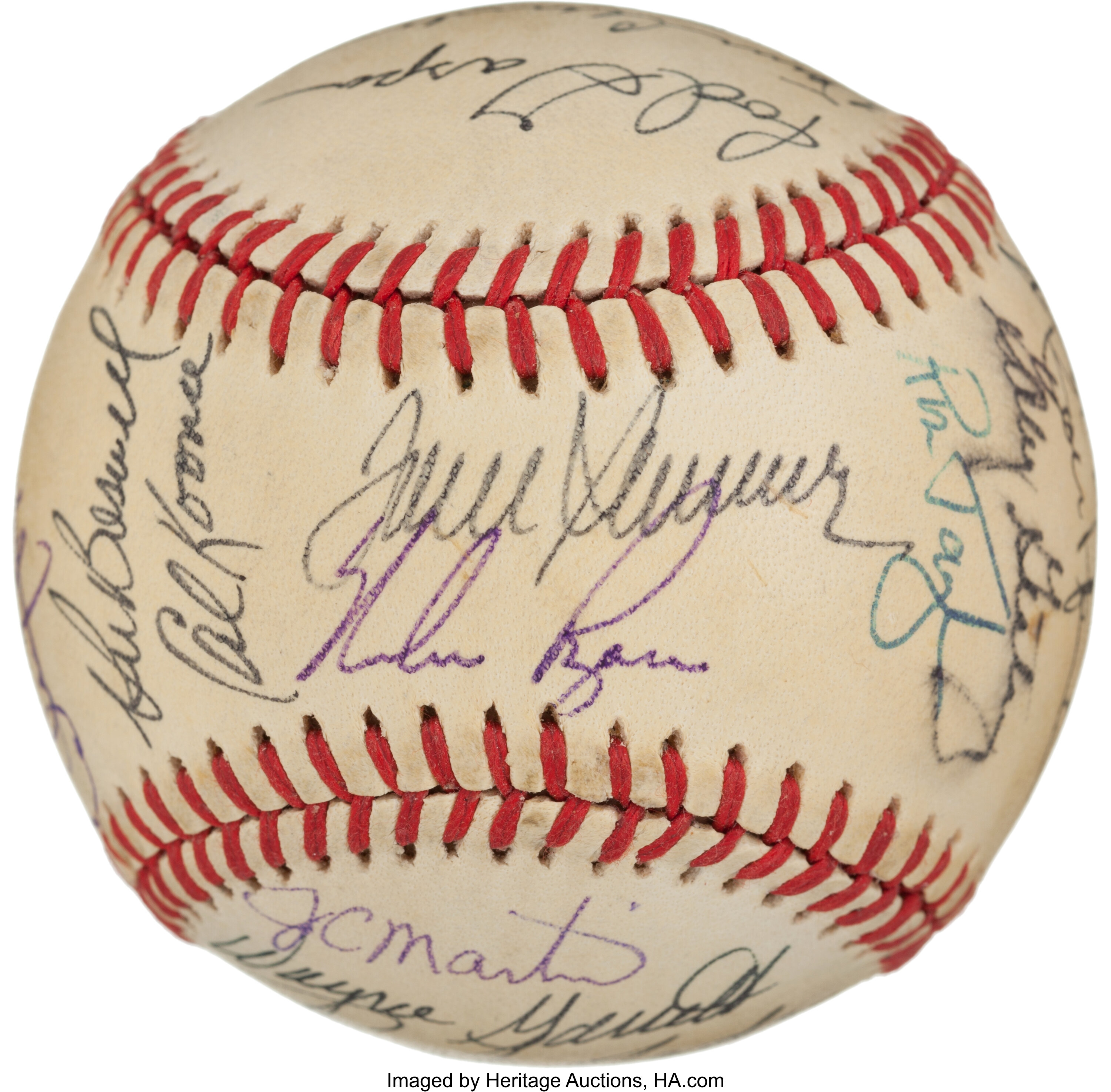 Lot Detail - 1969 NY METS 25th ANNIVERSARY TEAM SIGNED FACSIMILE