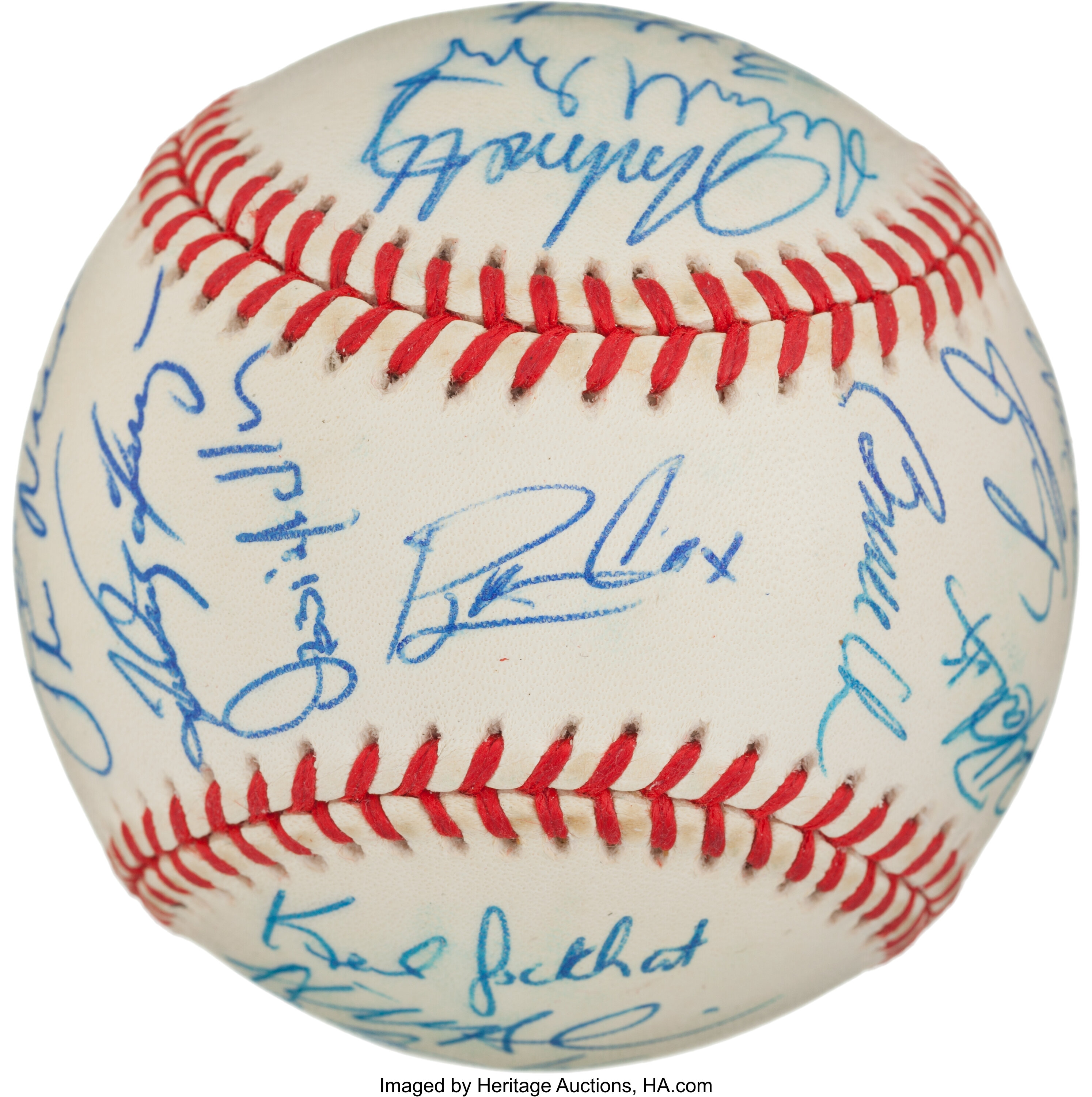 Sold at Auction: Signed Otis Nixon Baseball