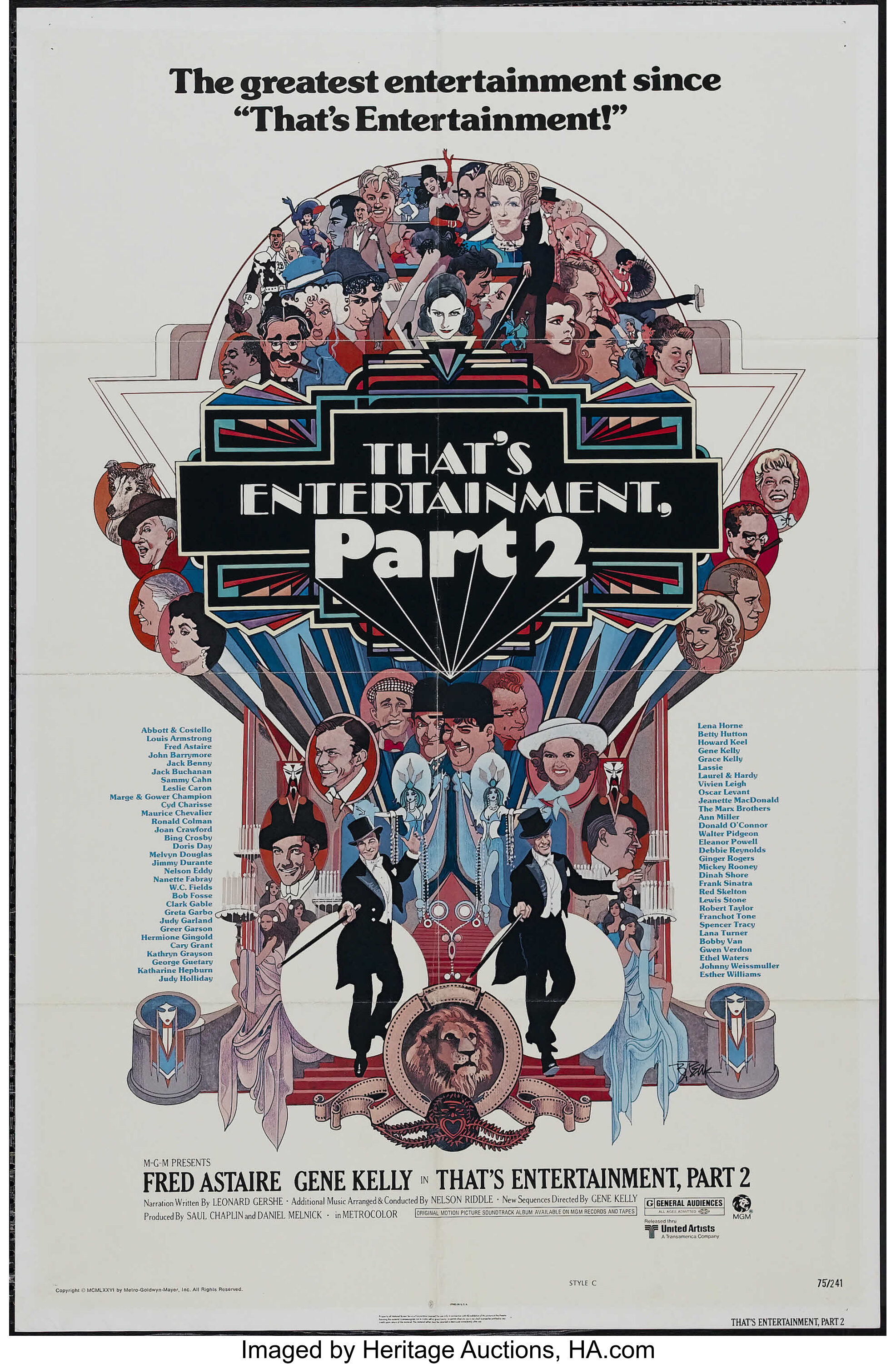 That's Entertainment, Part II (MGM, 1976). One Sheet (27" X 41") | Lot  #25227 | Heritage Auctions