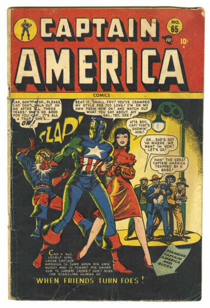 Captain America Comics 65 Timely 1948 Condition Vg Harvey Lot Heritage Auctions