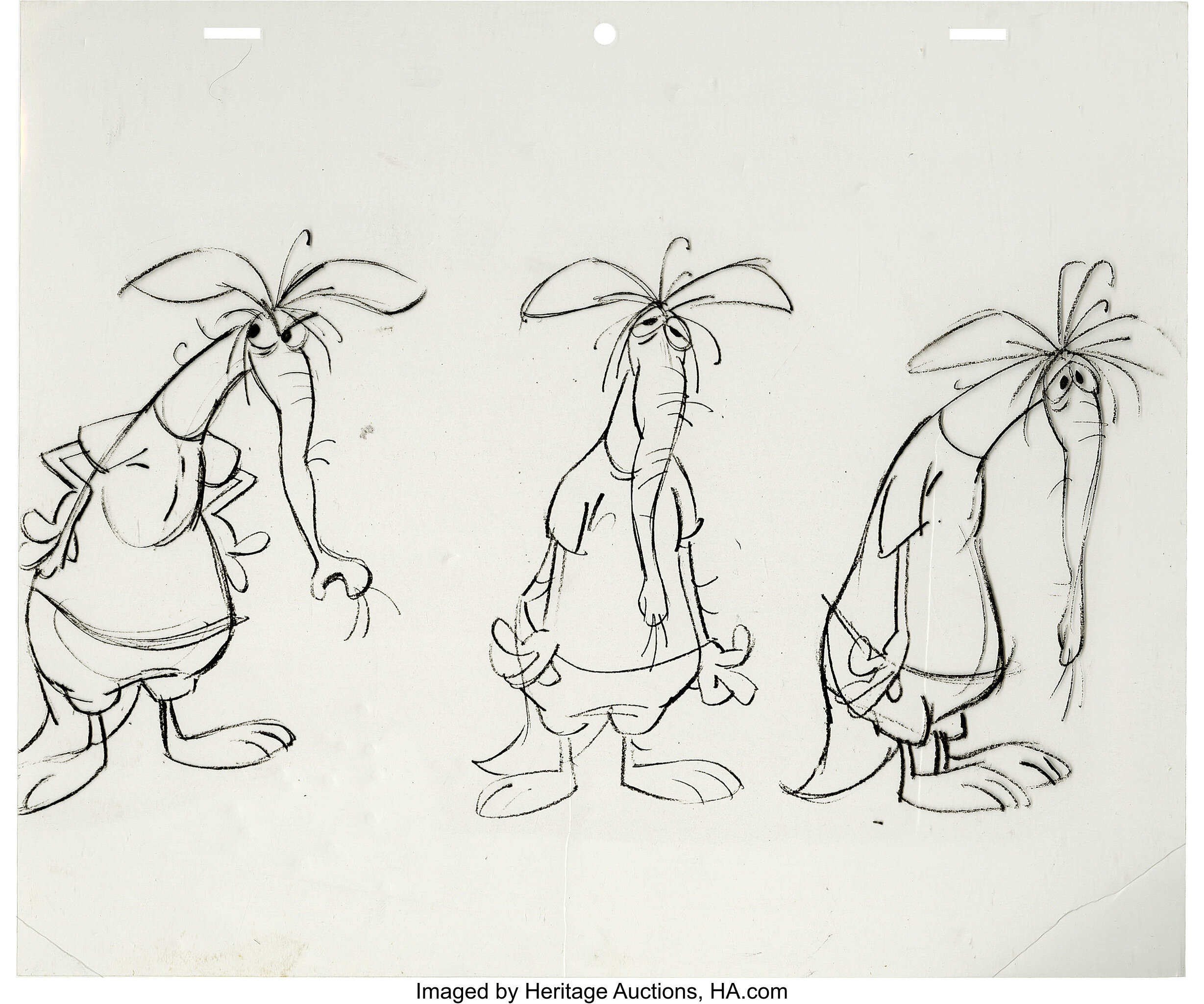 The Ant and the Aardvark Model Sheet Original Art (DePatie-Freleng ...