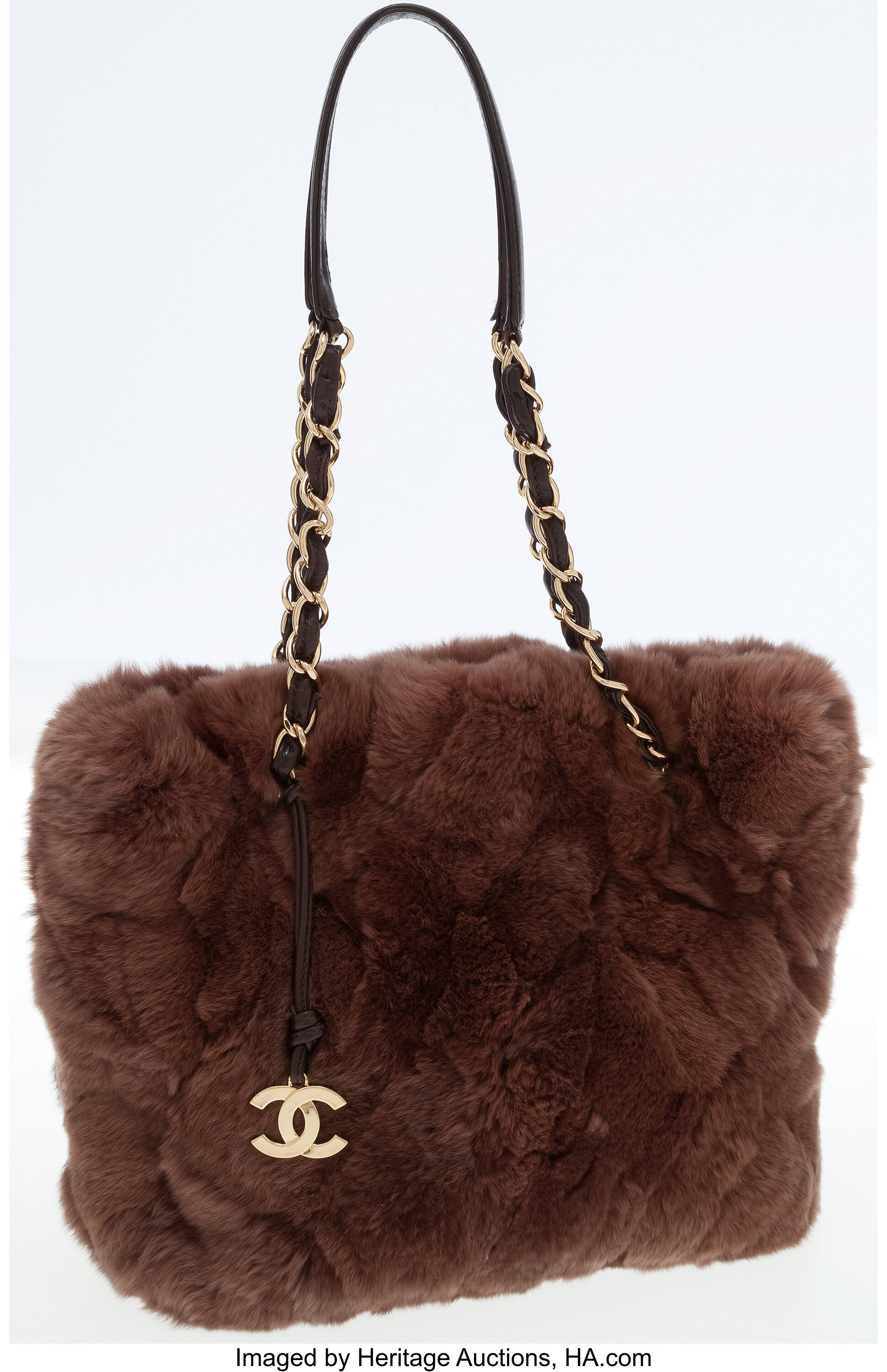 Chanel Fur Shoulder Bags