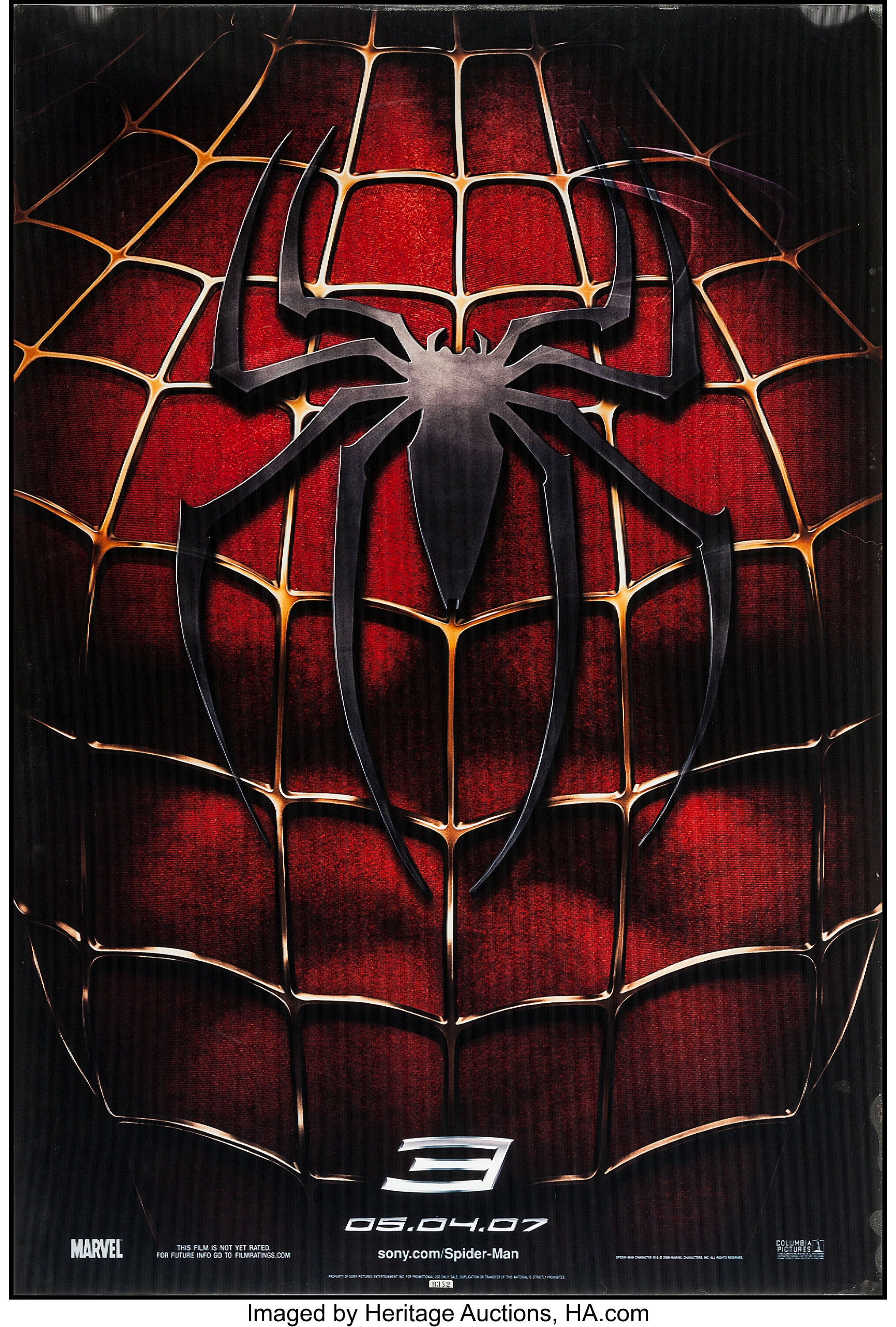 Spider Man 3 Columbia 2007 Lenticular One Sheet 27 X 40 Lot 54428 Heritage Auctions
