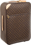 Rolling Trunk - Luxury Monogram Canvas Brown