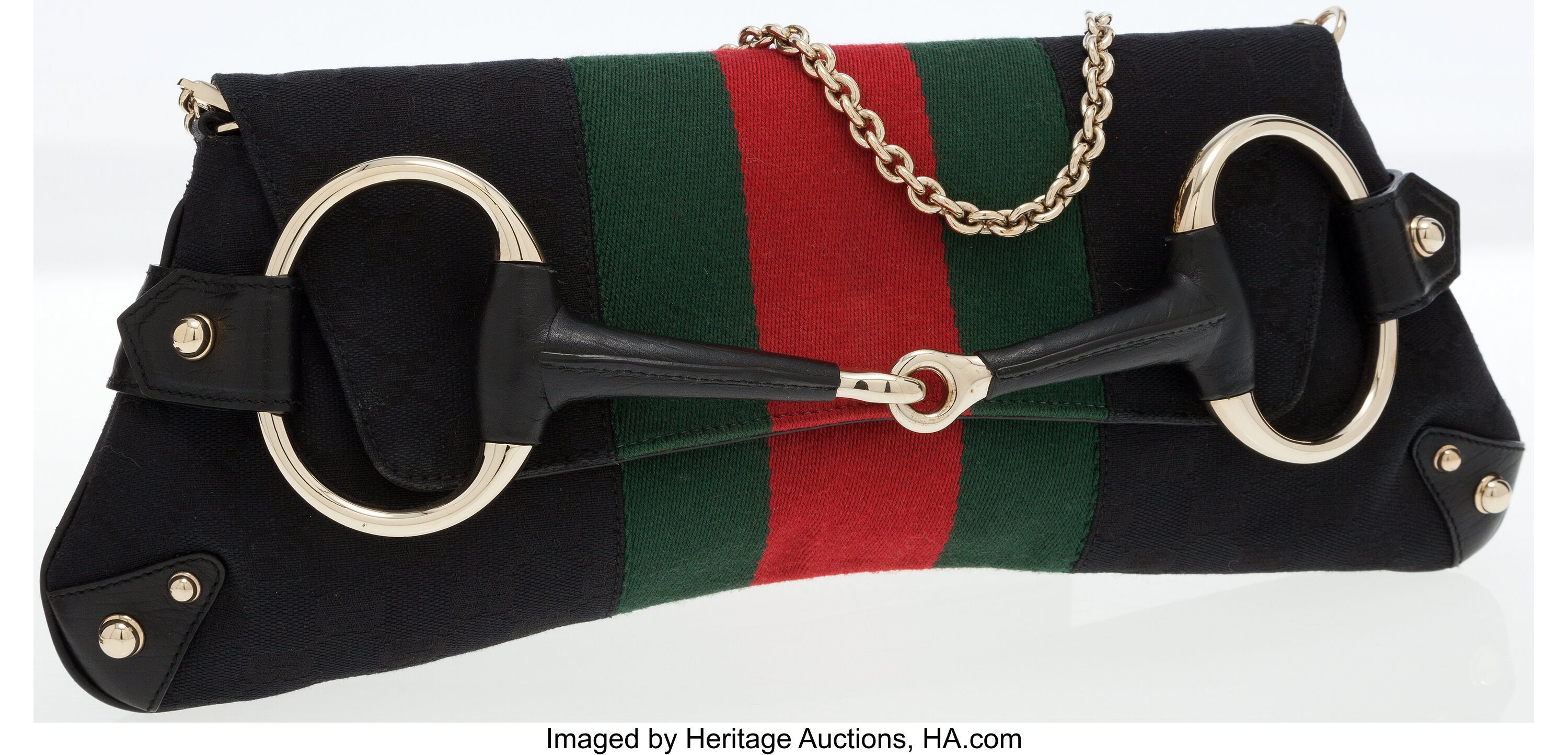 Gucci Black Monogram Purse