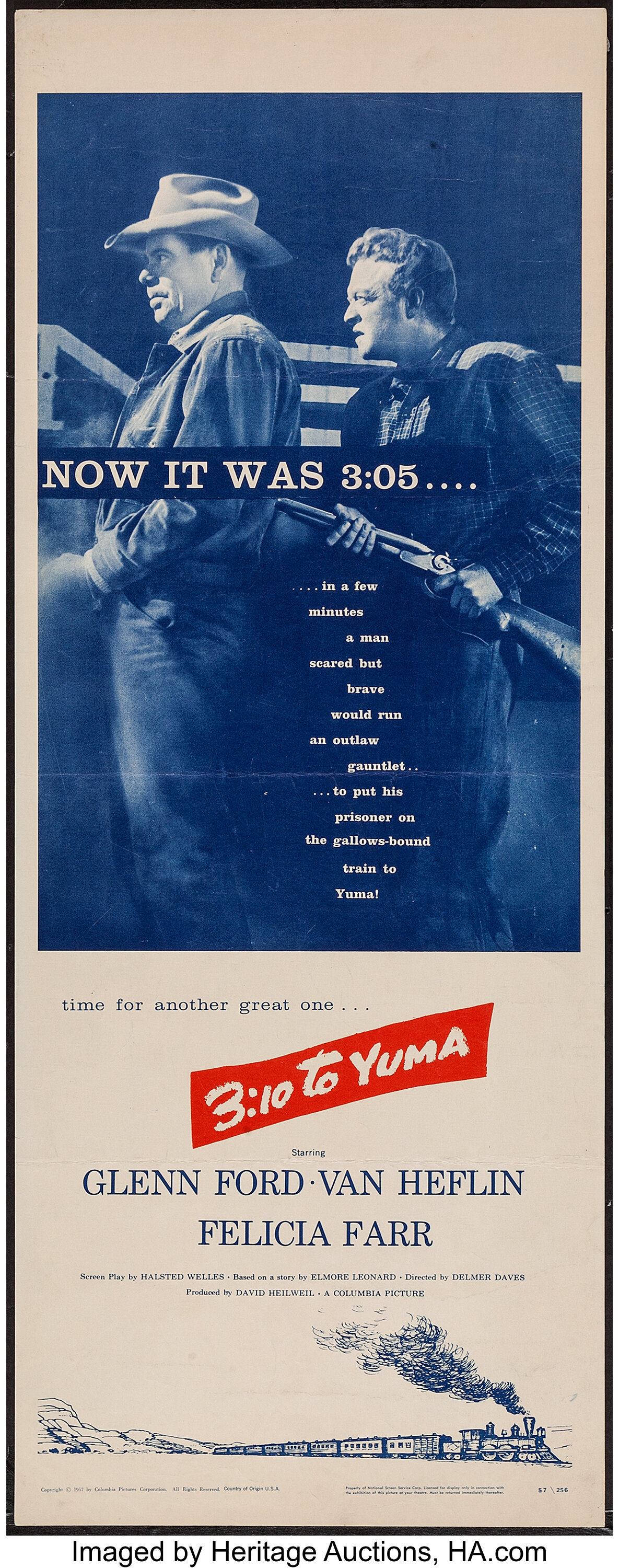 3:10 to Yuma (Columbia, 1957). Insert (14