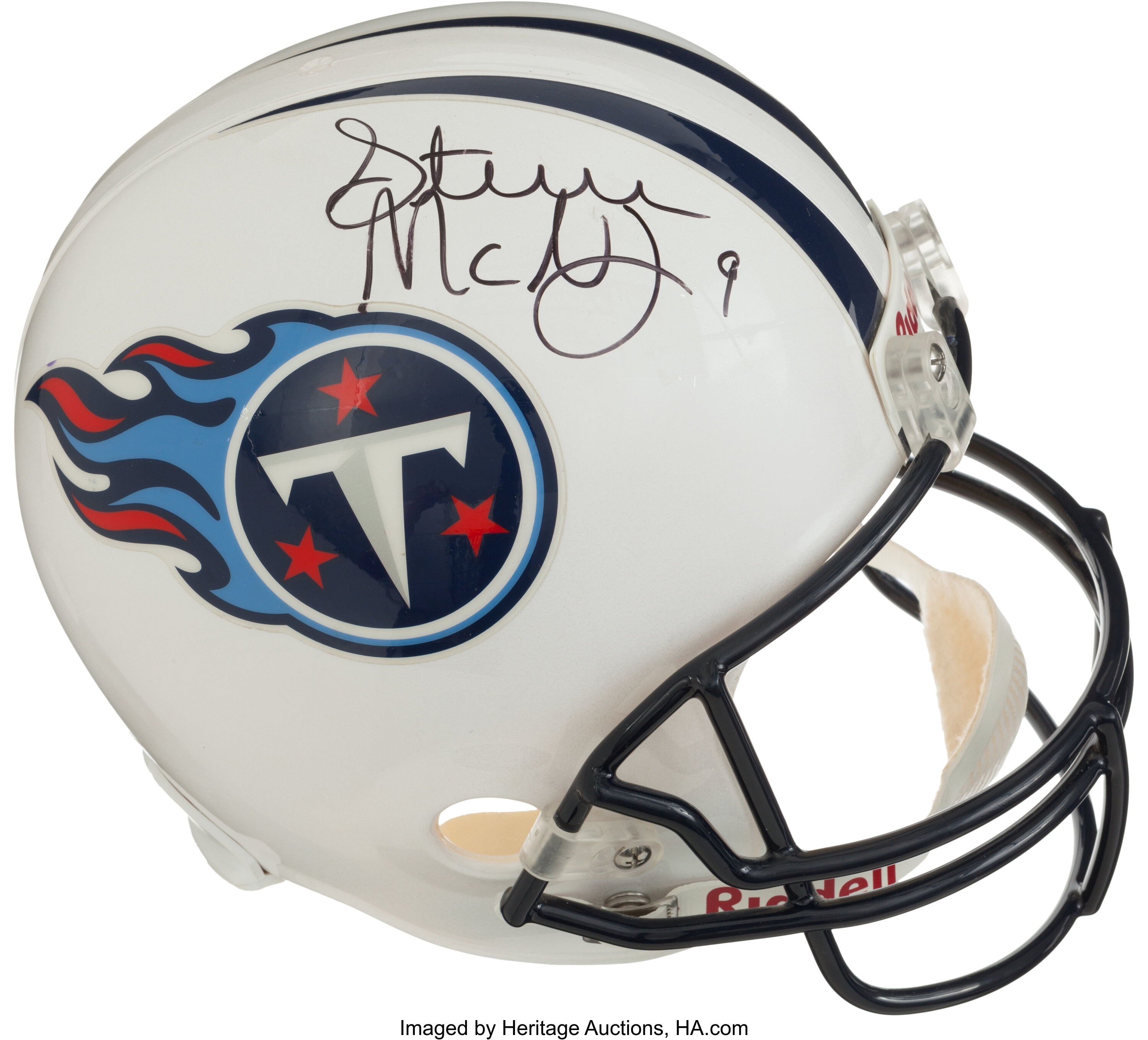 : NEW Tennessee Titans NFL Helmet Shadowbox w/Steve McNair card :  Sports & Outdoors