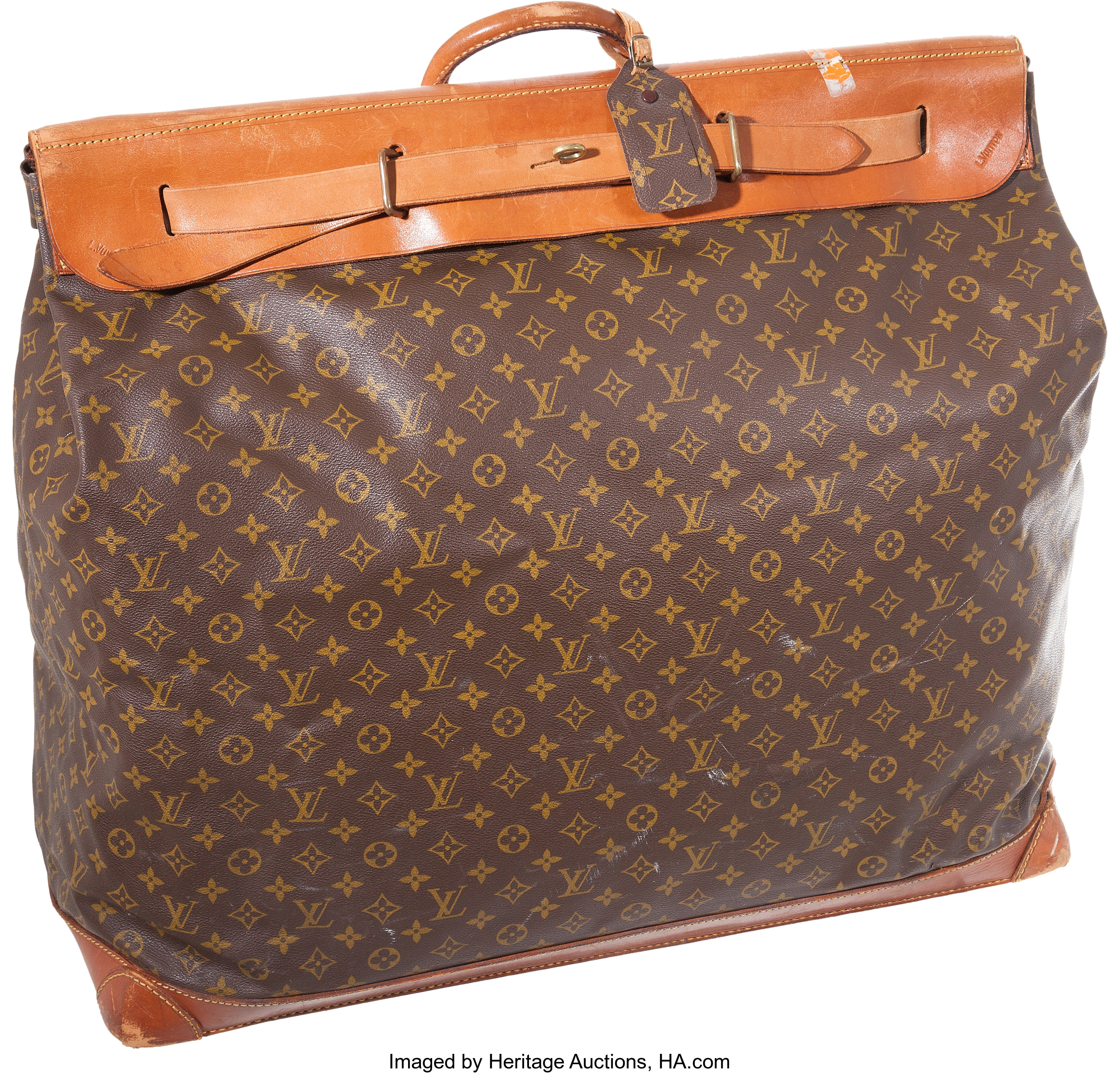 Sold at Auction: Vintage Louis Vuitton monogram travel bag steamer