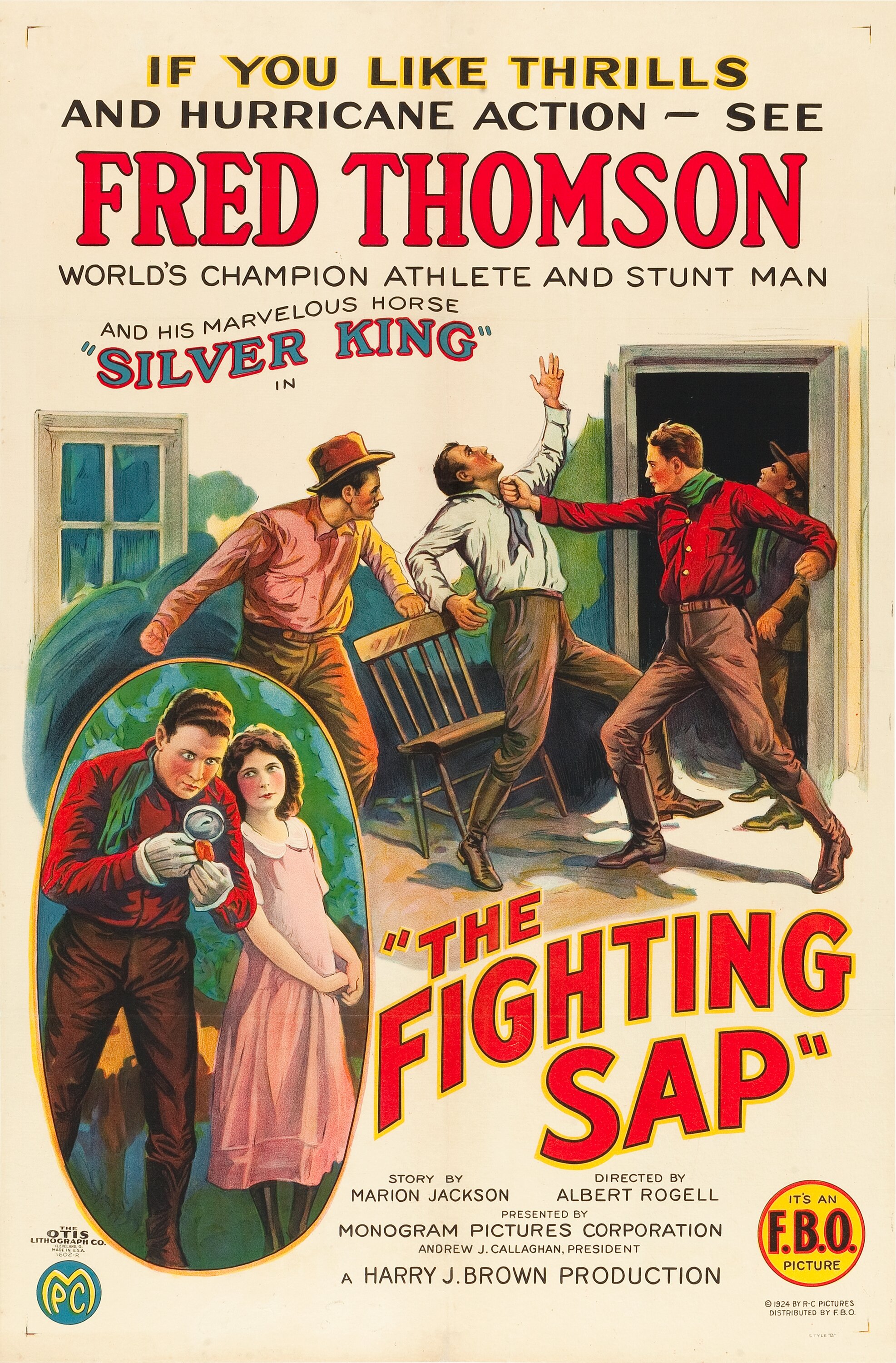 The Fighting Sap Fbo 1924 One Sheet 27 X 41 Movie Lot 539 Heritage Auctions