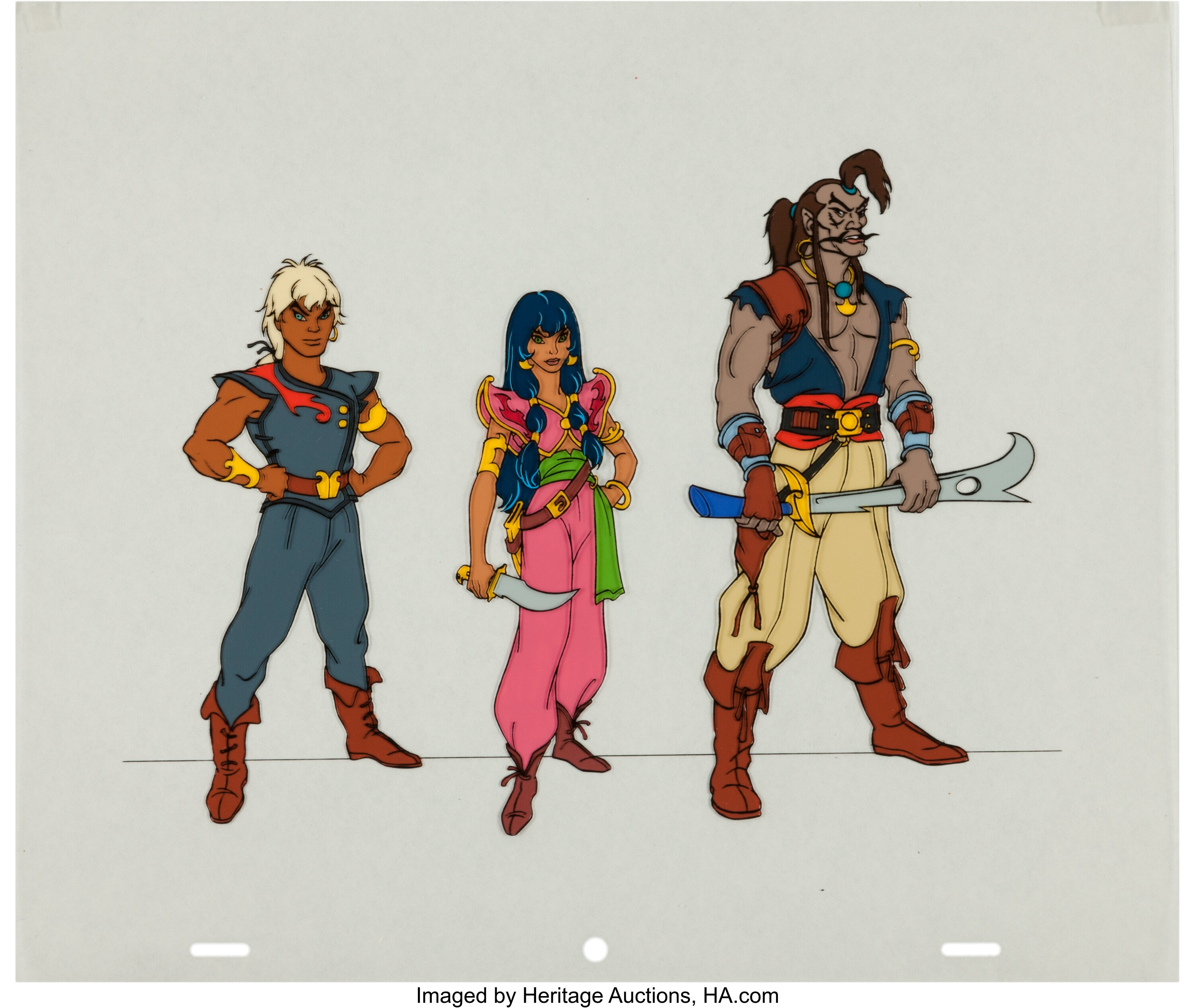 The Pirates of Dark Water Character Model Sheet Cel (Hanna-Barbera, | Lot  #11460 | Heritage Auctions